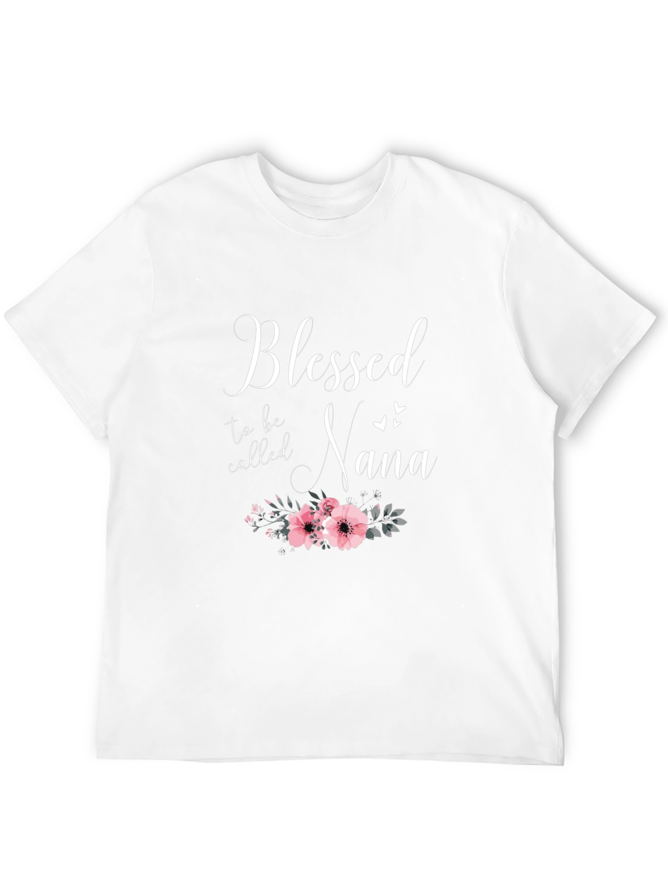 Blessed Nana T-Shirt - Floral Design