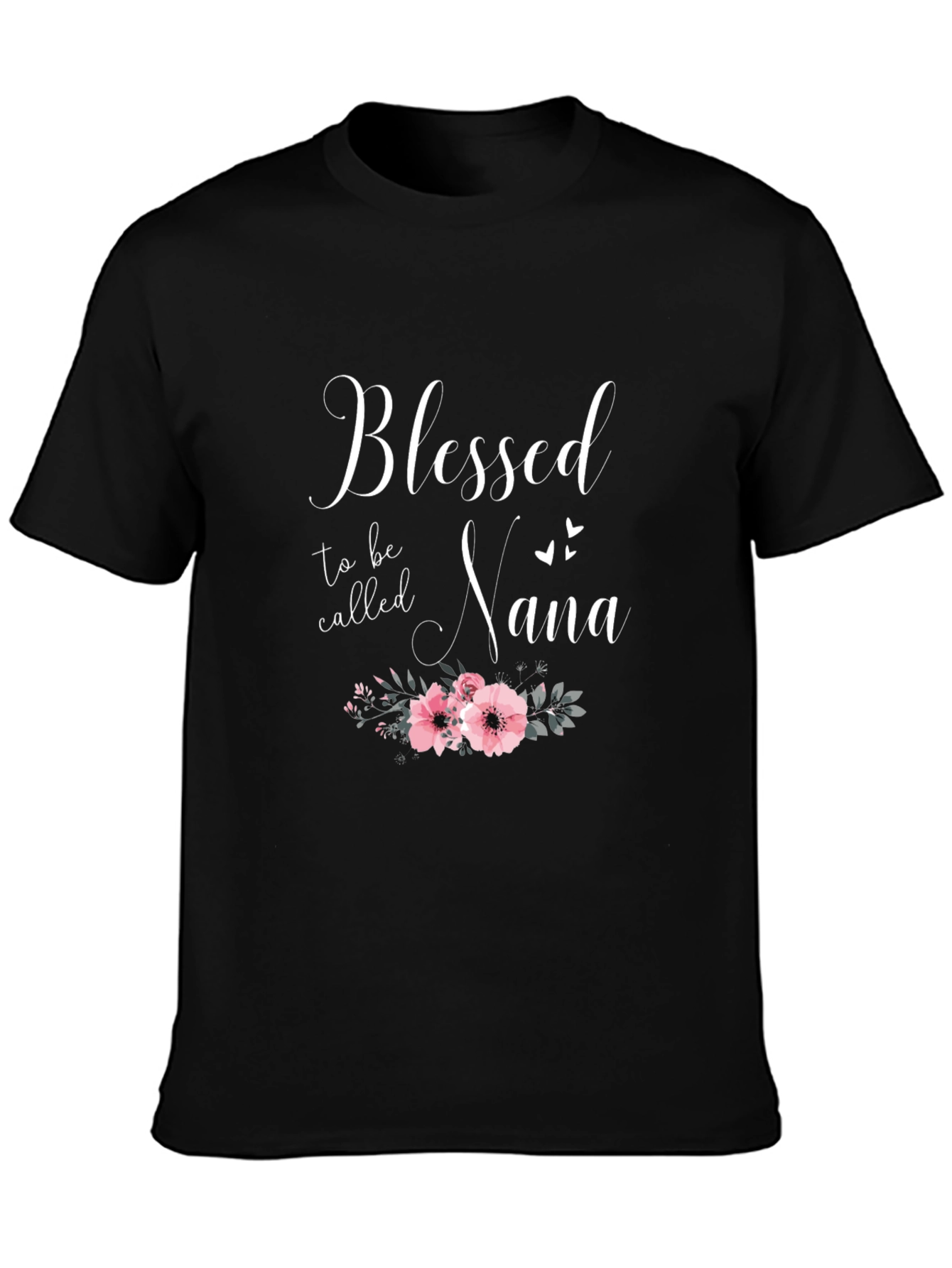 Blessed Nana T-Shirt - Floral Design