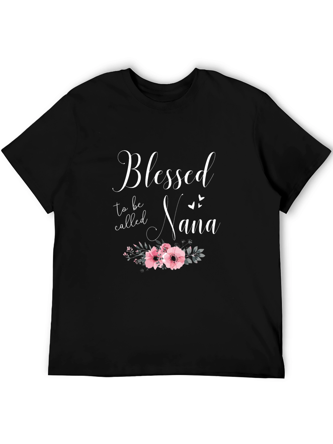 Blessed Nana T-Shirt - Floral Design