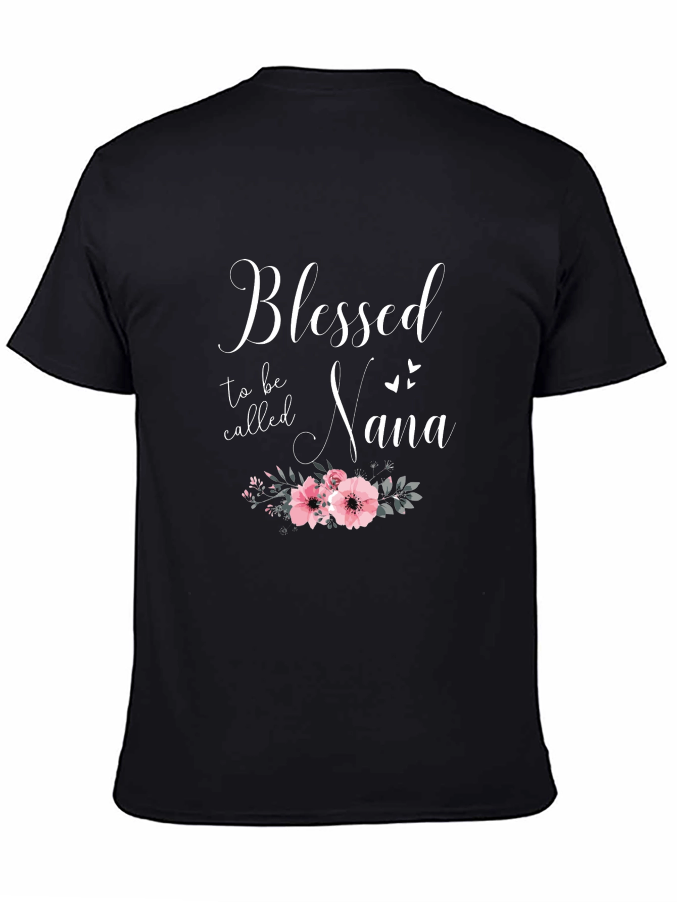 Blessed Nana T-Shirt - Floral Design