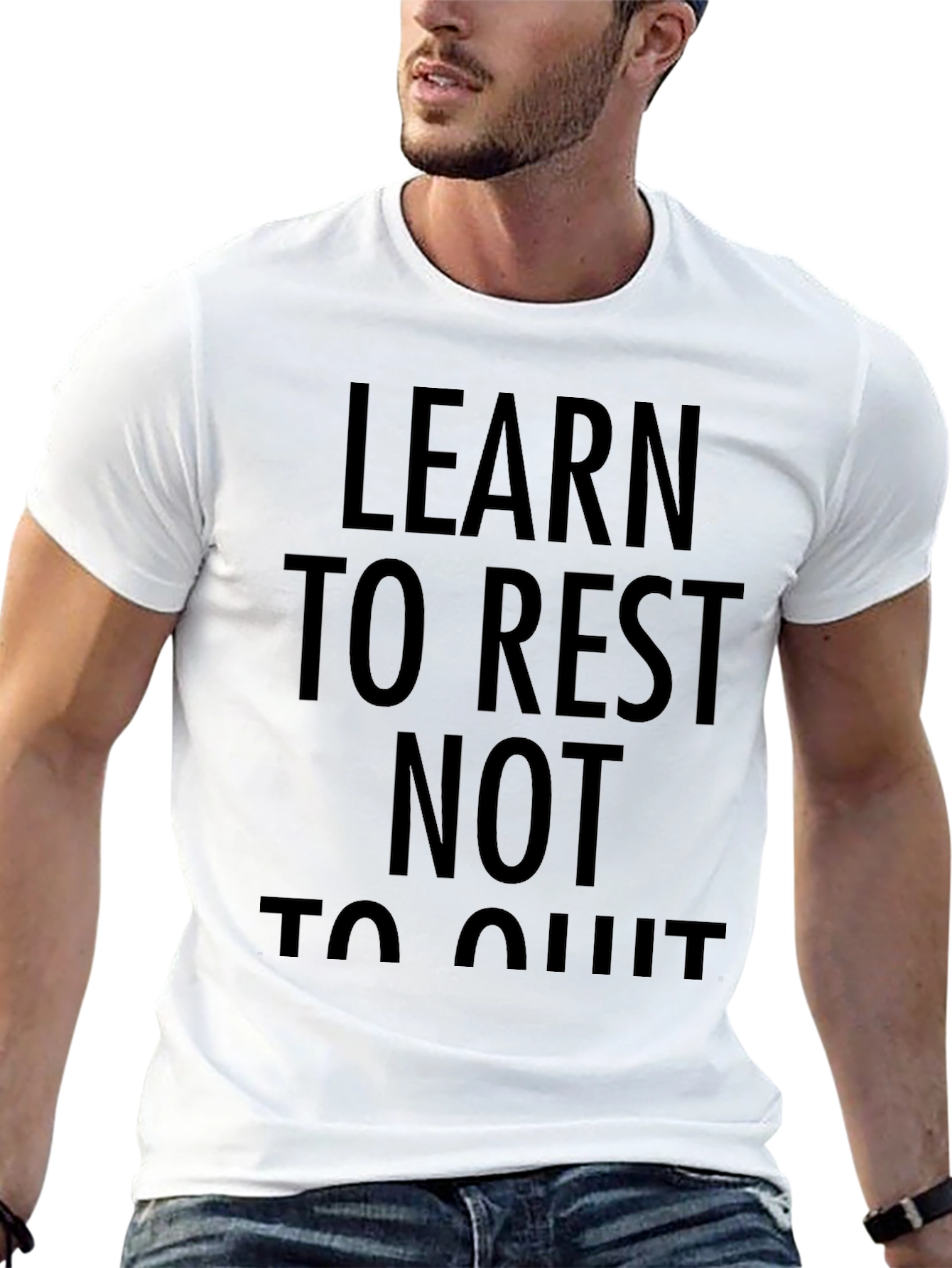 Learn to Rest T-Shirt - Motivational Comfort Tee
