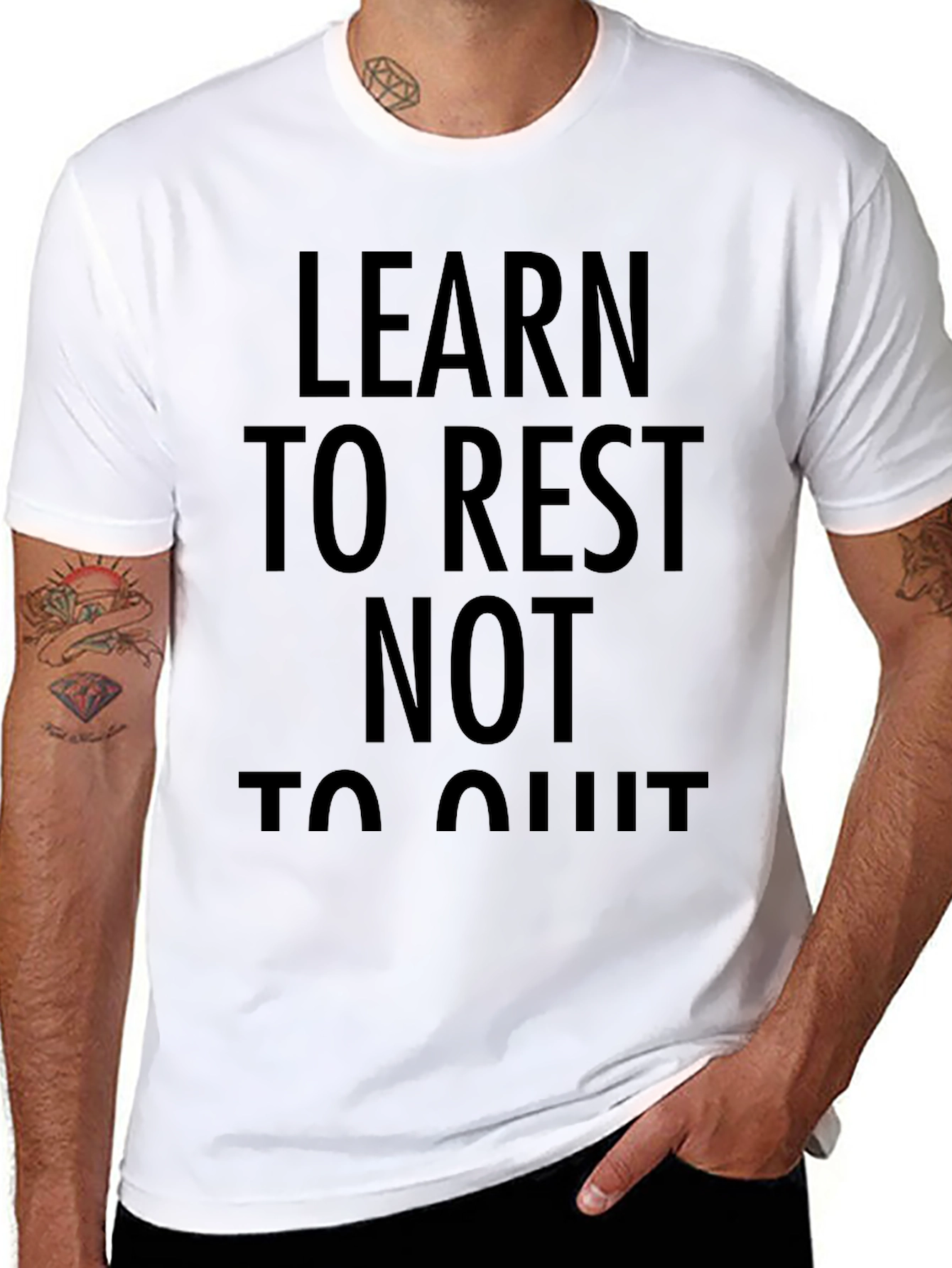 Learn to Rest T-Shirt - Motivational Comfort Tee