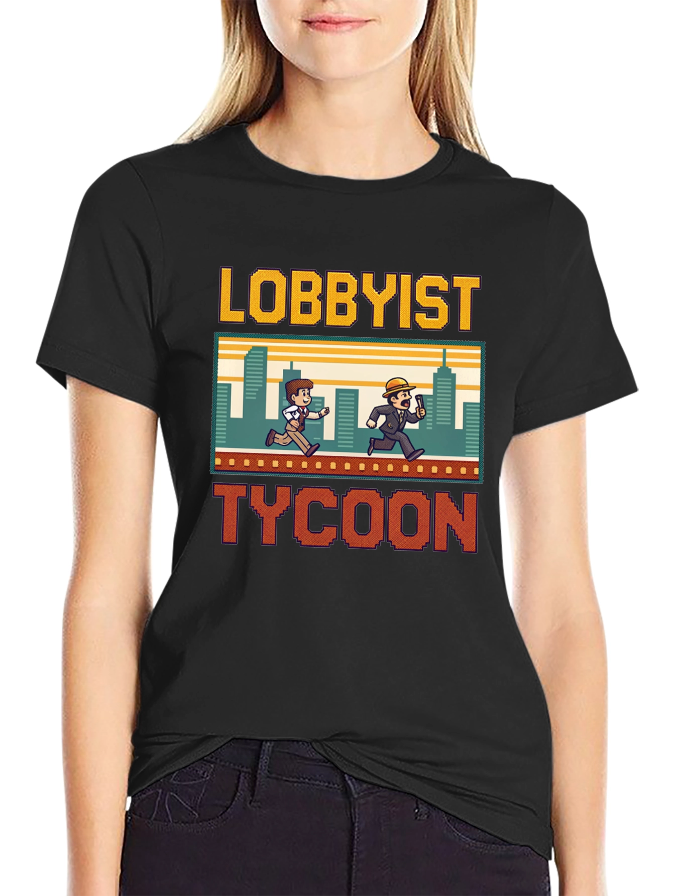 Lobbyist Tycoon Graphic T-Shirt - Black