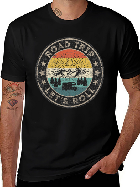 Road Trip Lets Roll Graphic Tee