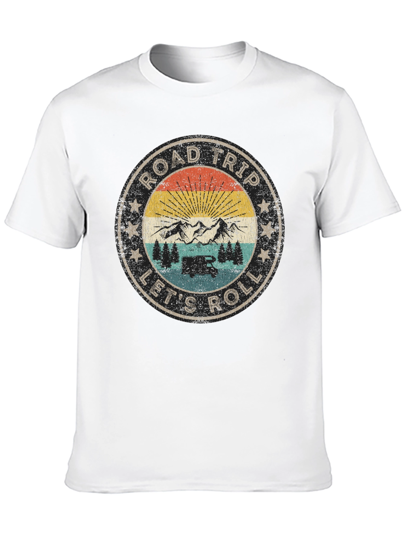 Road Trip Lets Roll Graphic Tee