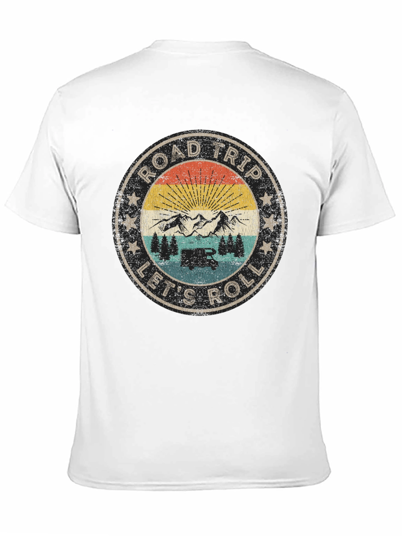 Road Trip Lets Roll Graphic Tee