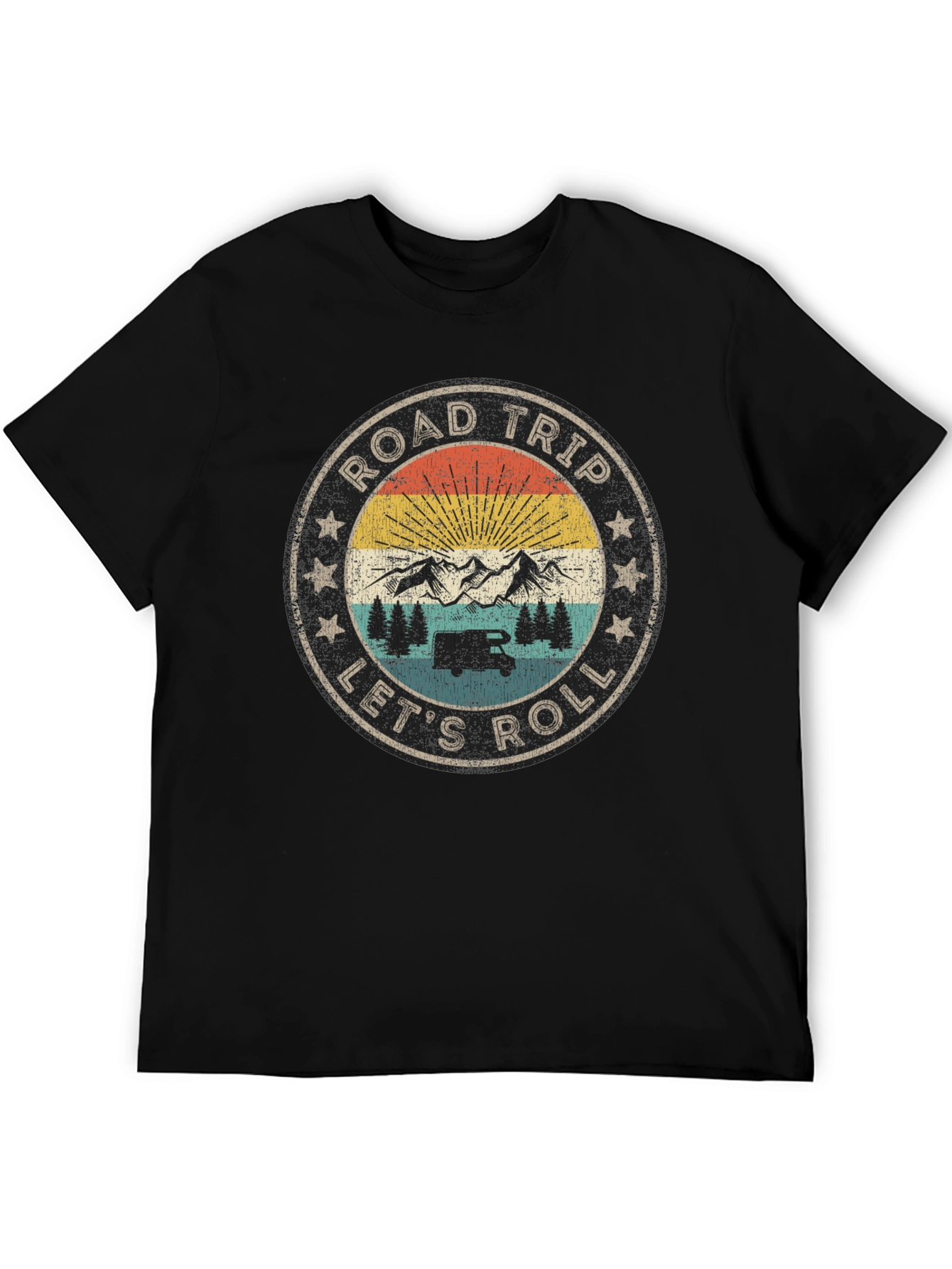 Road Trip Lets Roll Graphic Tee