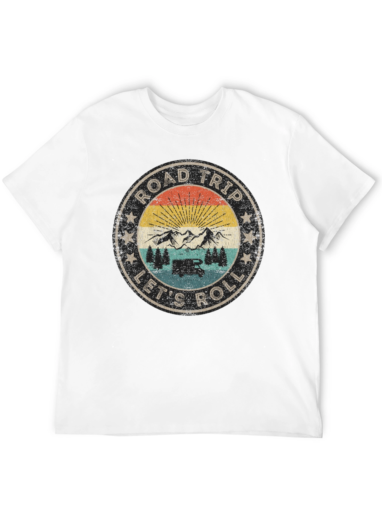Road Trip Lets Roll Graphic Tee