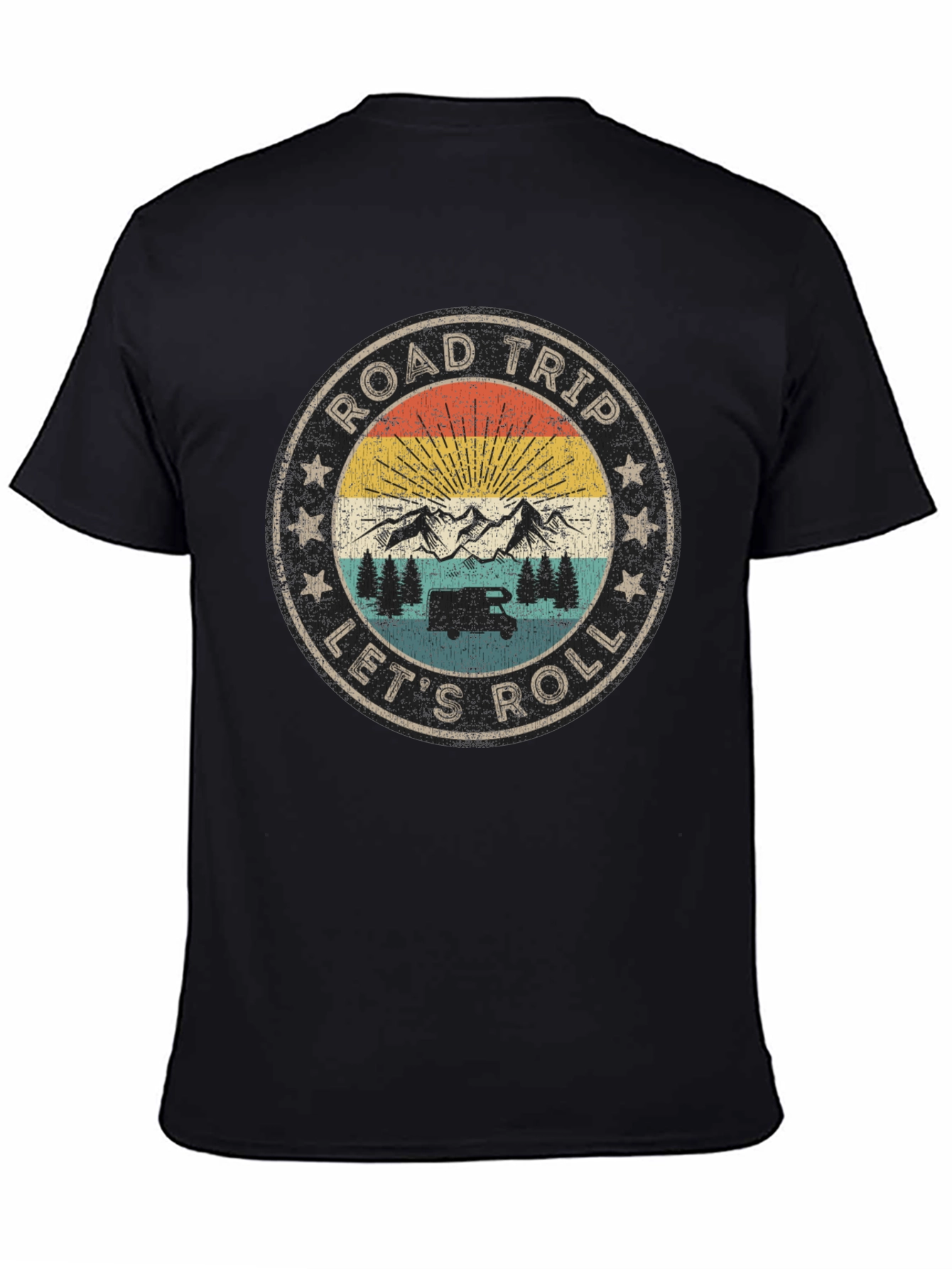 Road Trip Lets Roll Graphic Tee