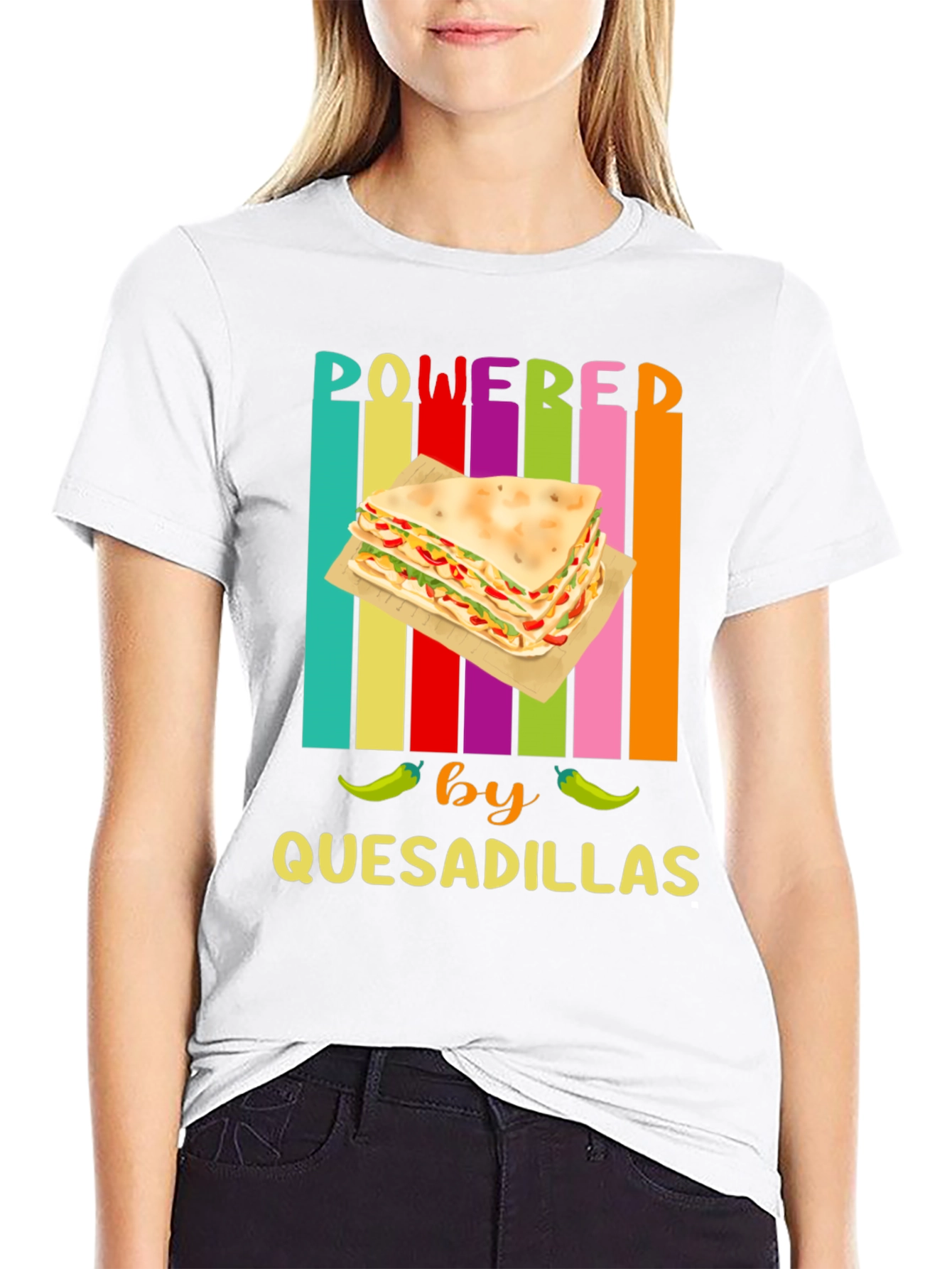 Powered by Quesadillas Graphic Tee