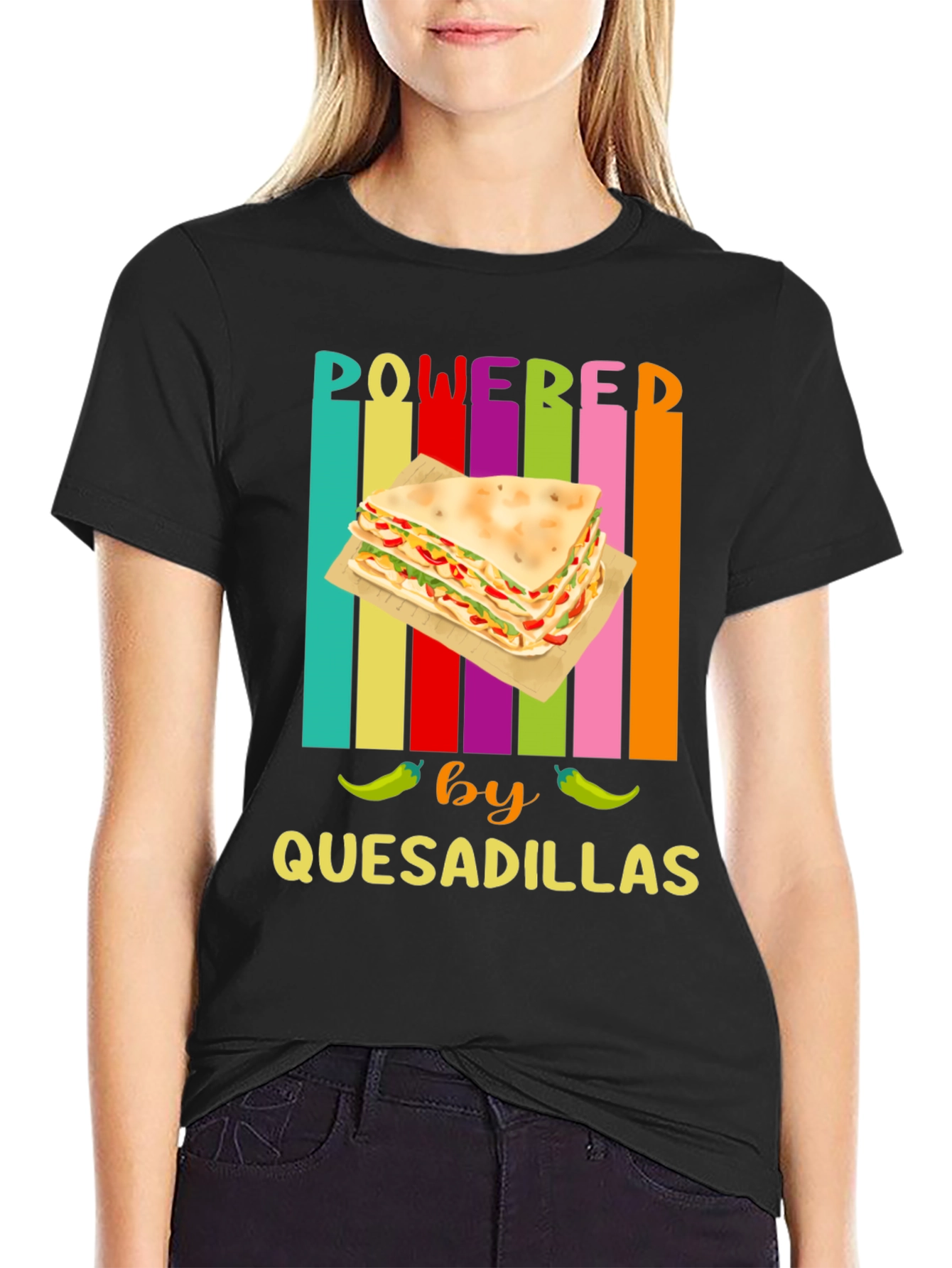 Powered by Quesadillas Graphic Tee
