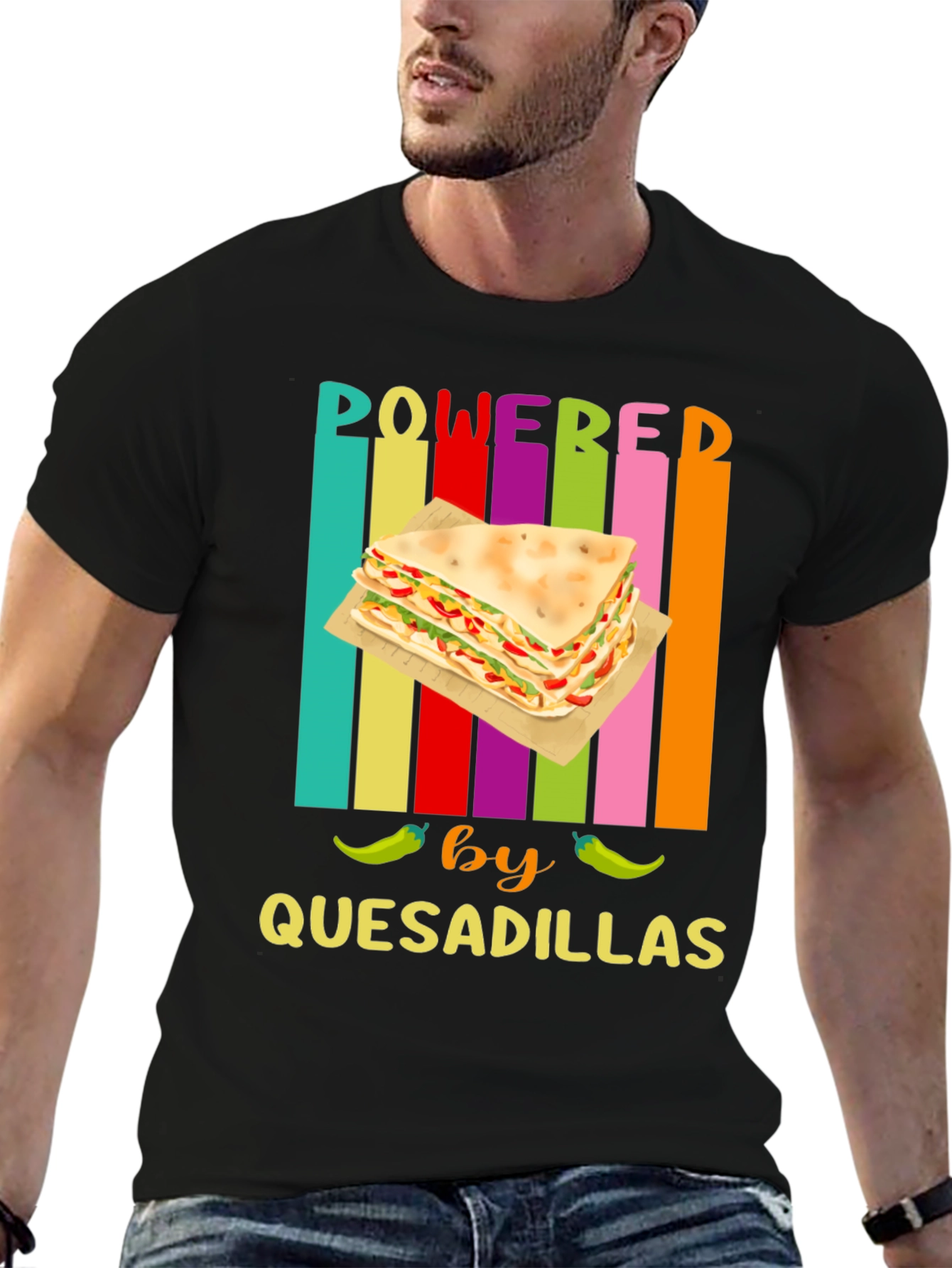 Powered by Quesadillas Graphic Tee
