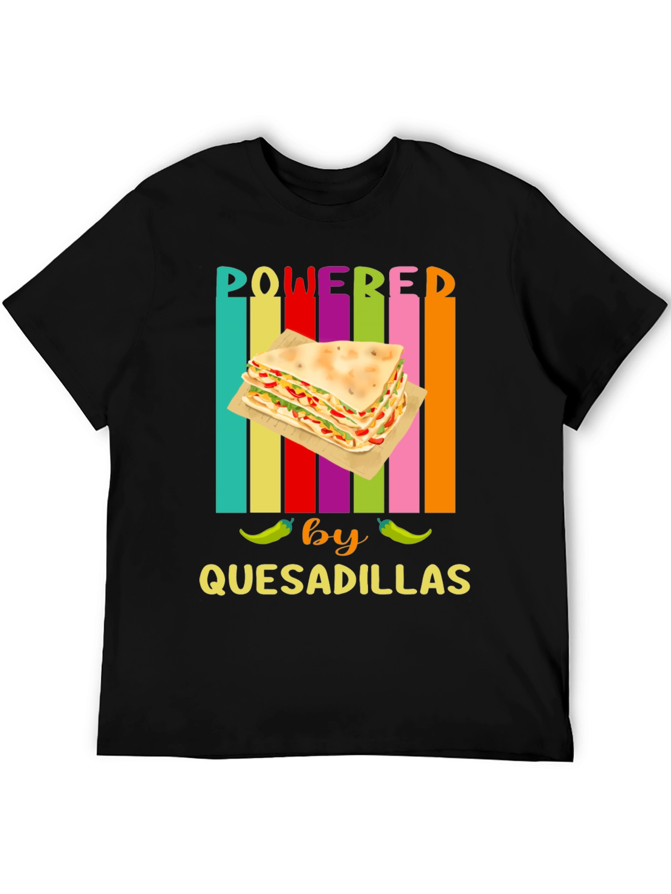 Powered by Quesadillas Graphic Tee