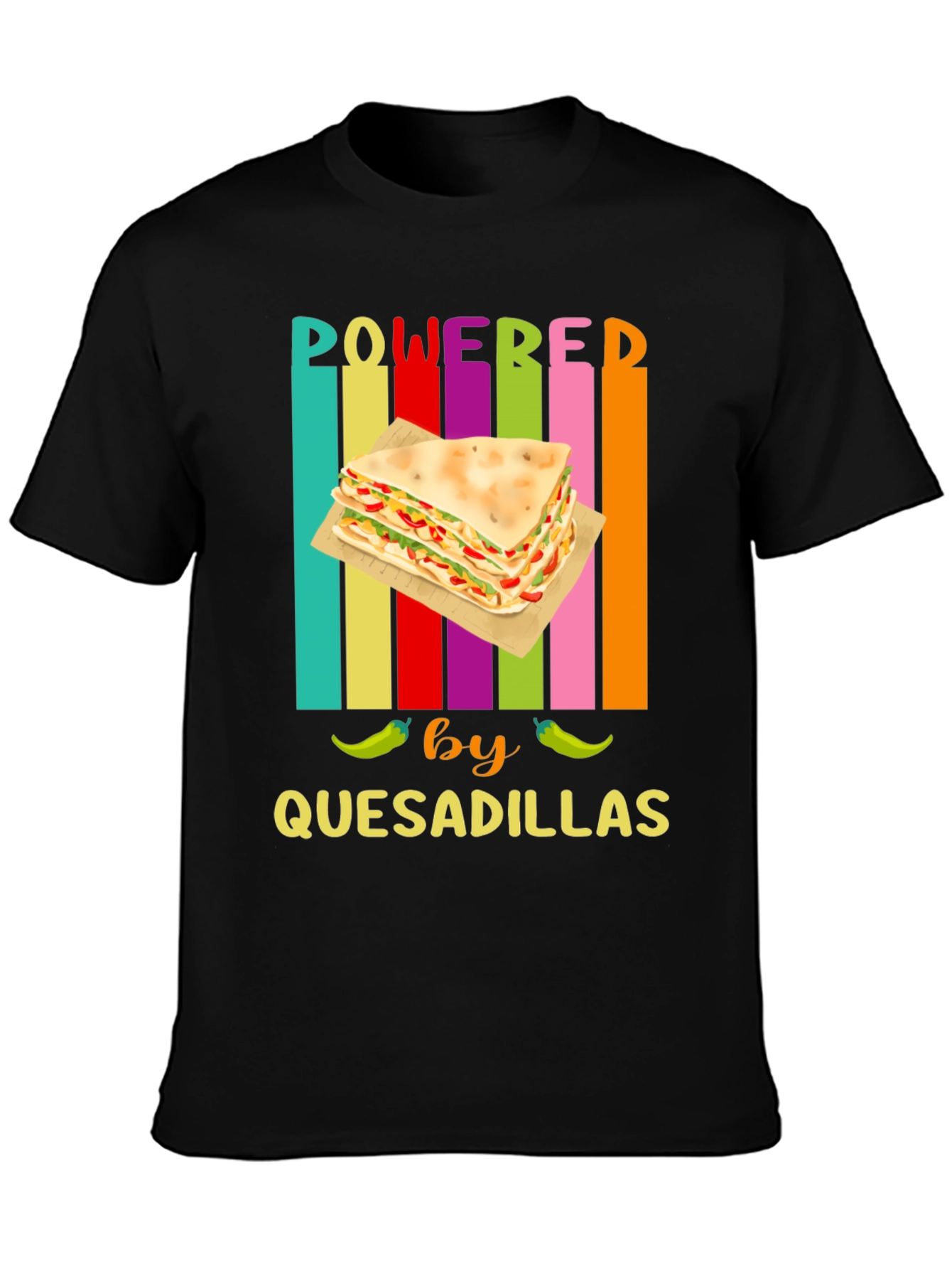Powered by Quesadillas Graphic Tee