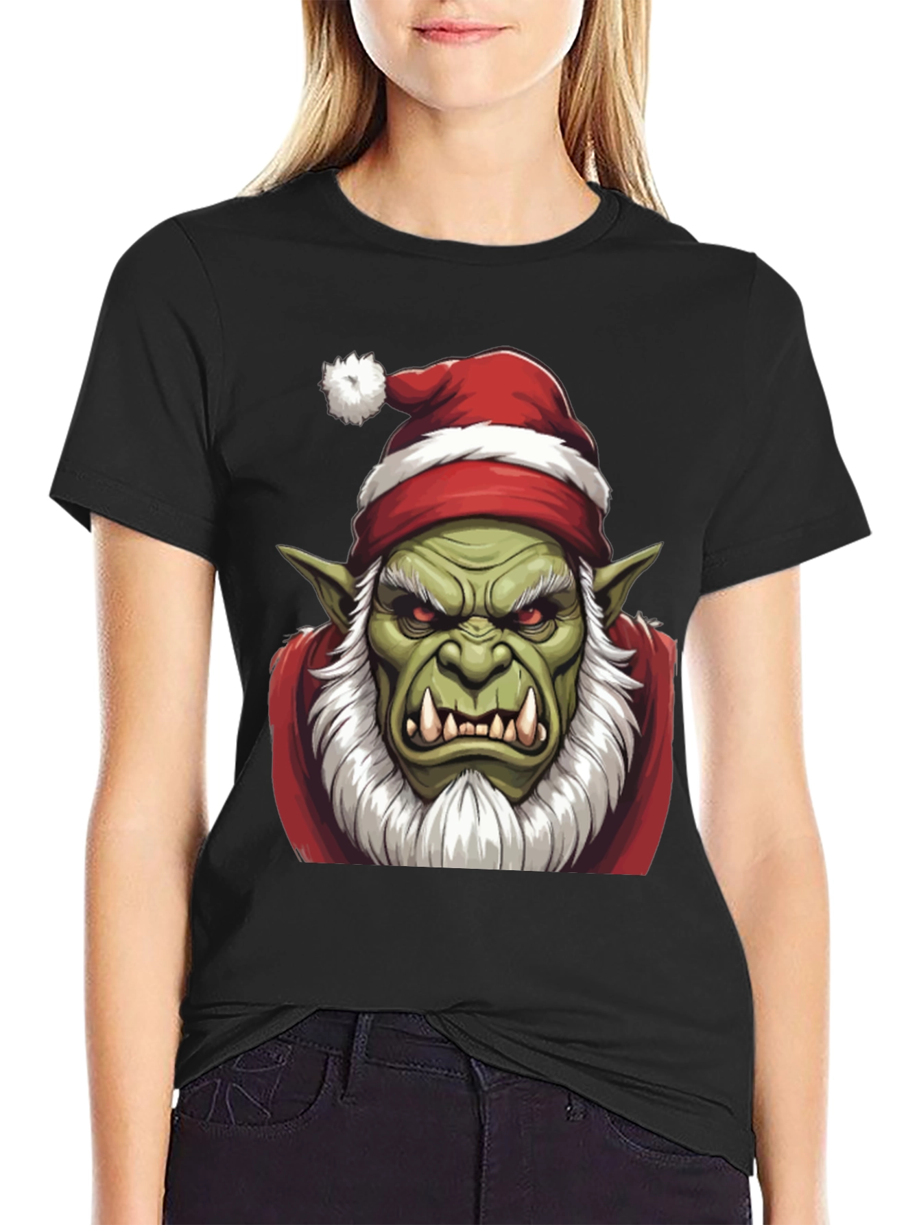 Festive Orc T-Shirt - Holiday Grump