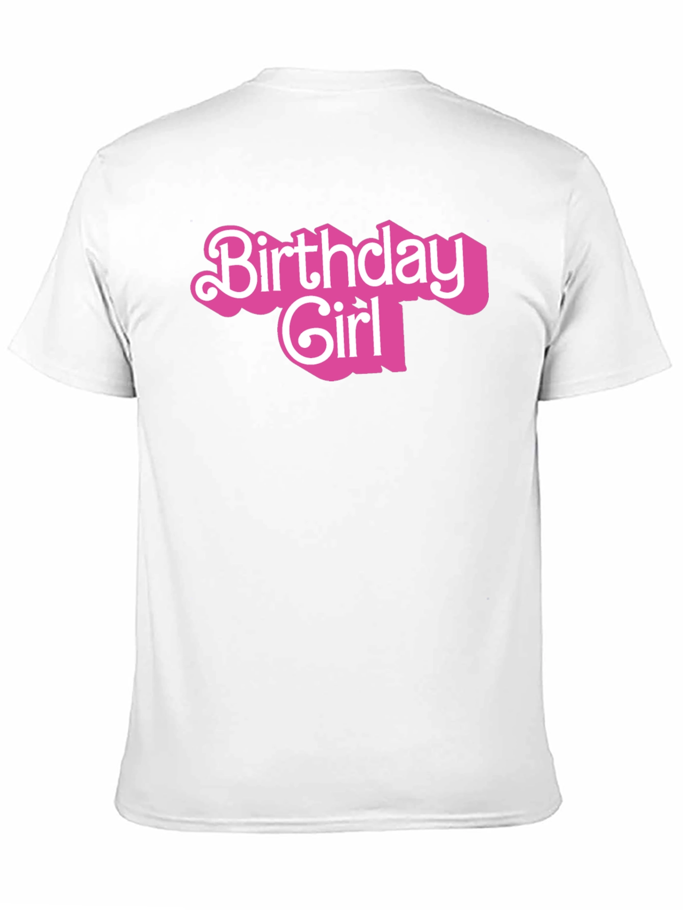 Birthday Girl Graphic Tee - Black Cotton Shirt