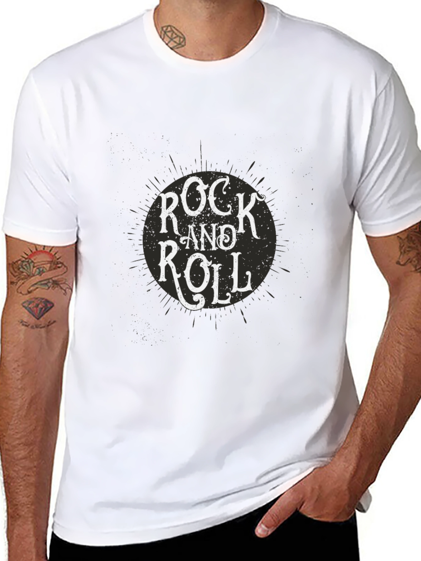 Rock and Roll Black T-Shirt