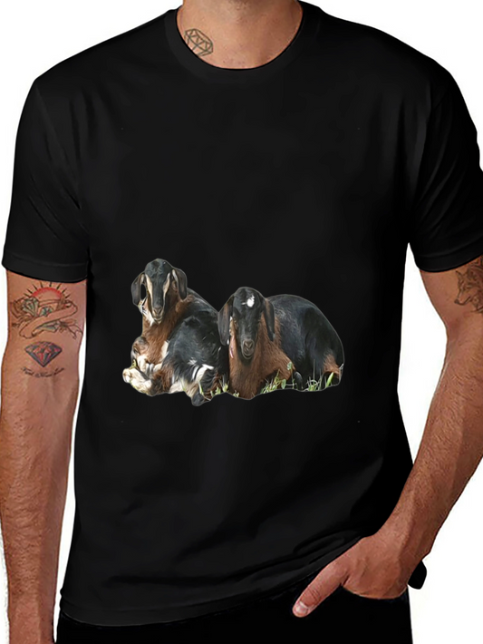 Goat Graphic Black T-Shirt