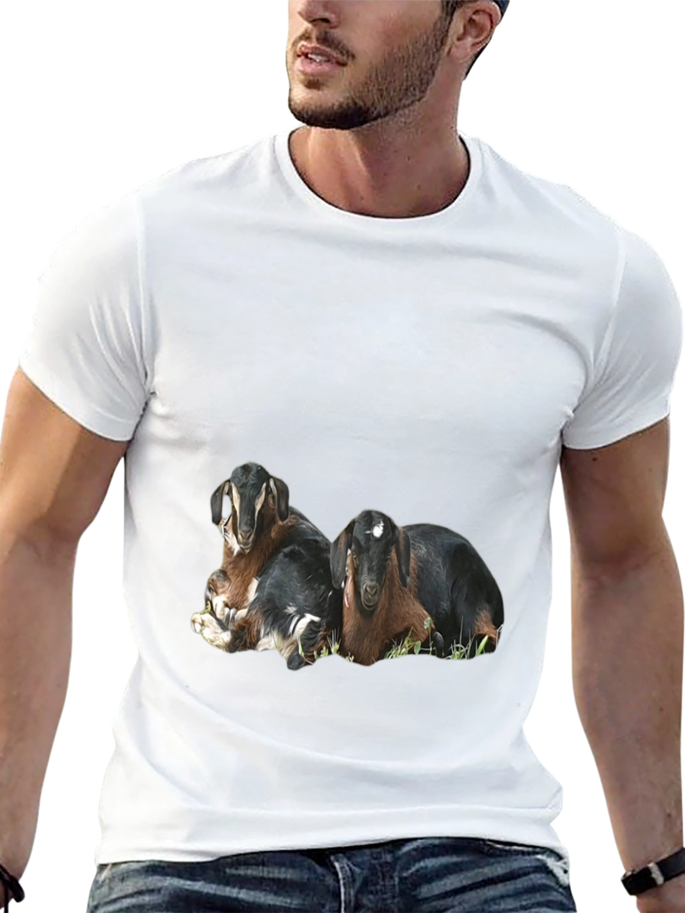 Goat Graphic Black T-Shirt