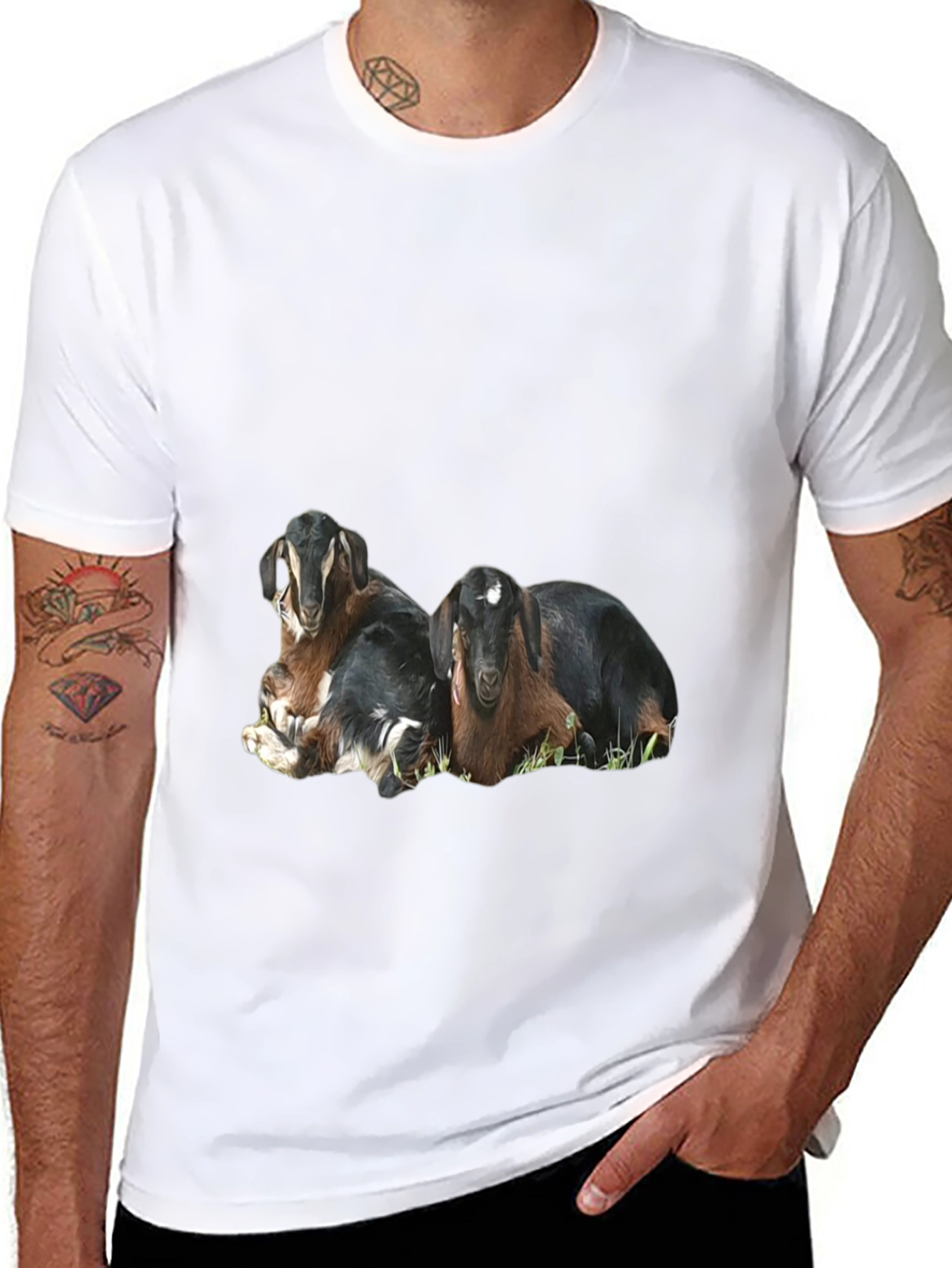 Goat Graphic Black T-Shirt