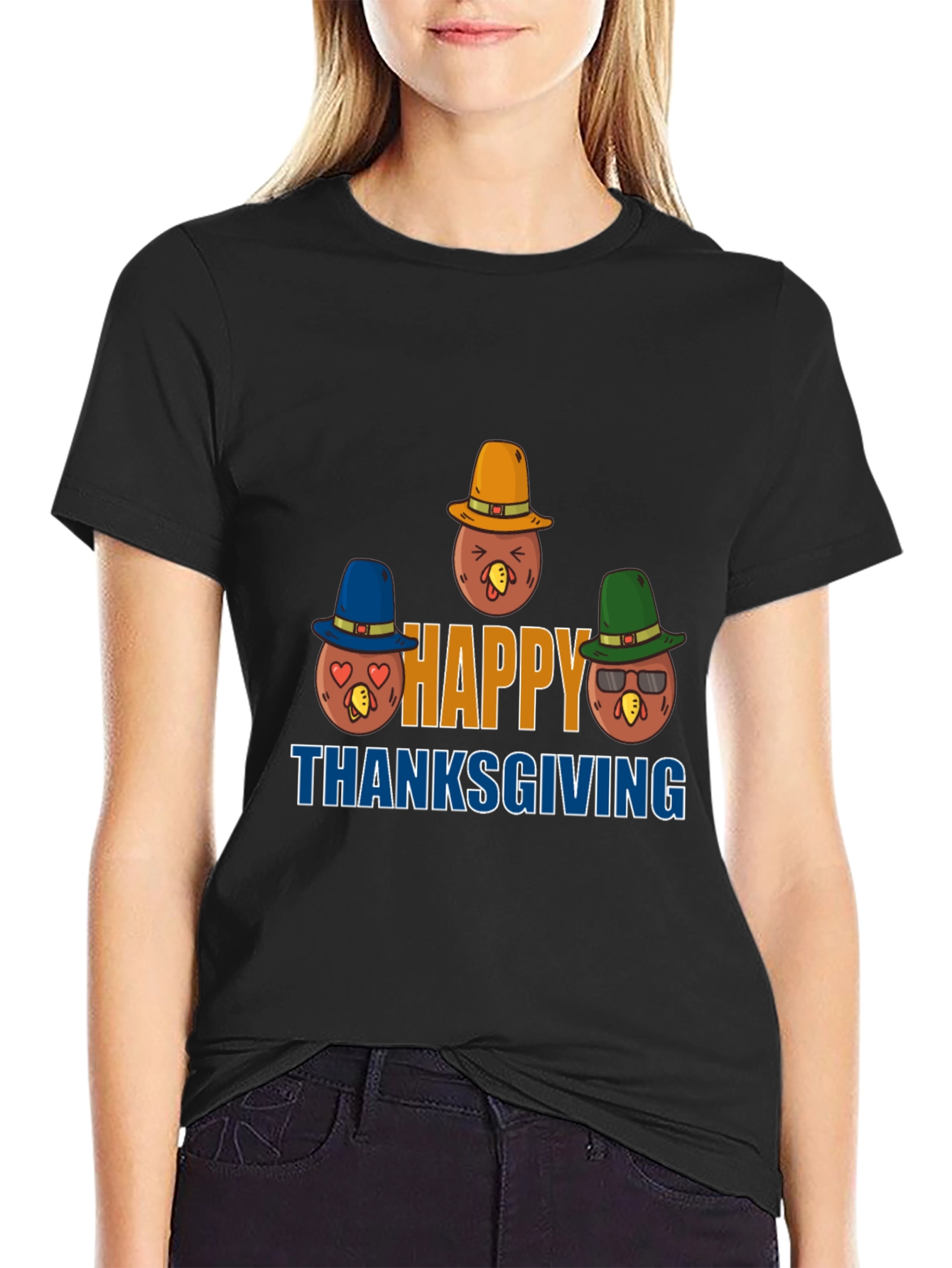 Thanksgiving Turkey T-Shirt - Happy Thanksgiving