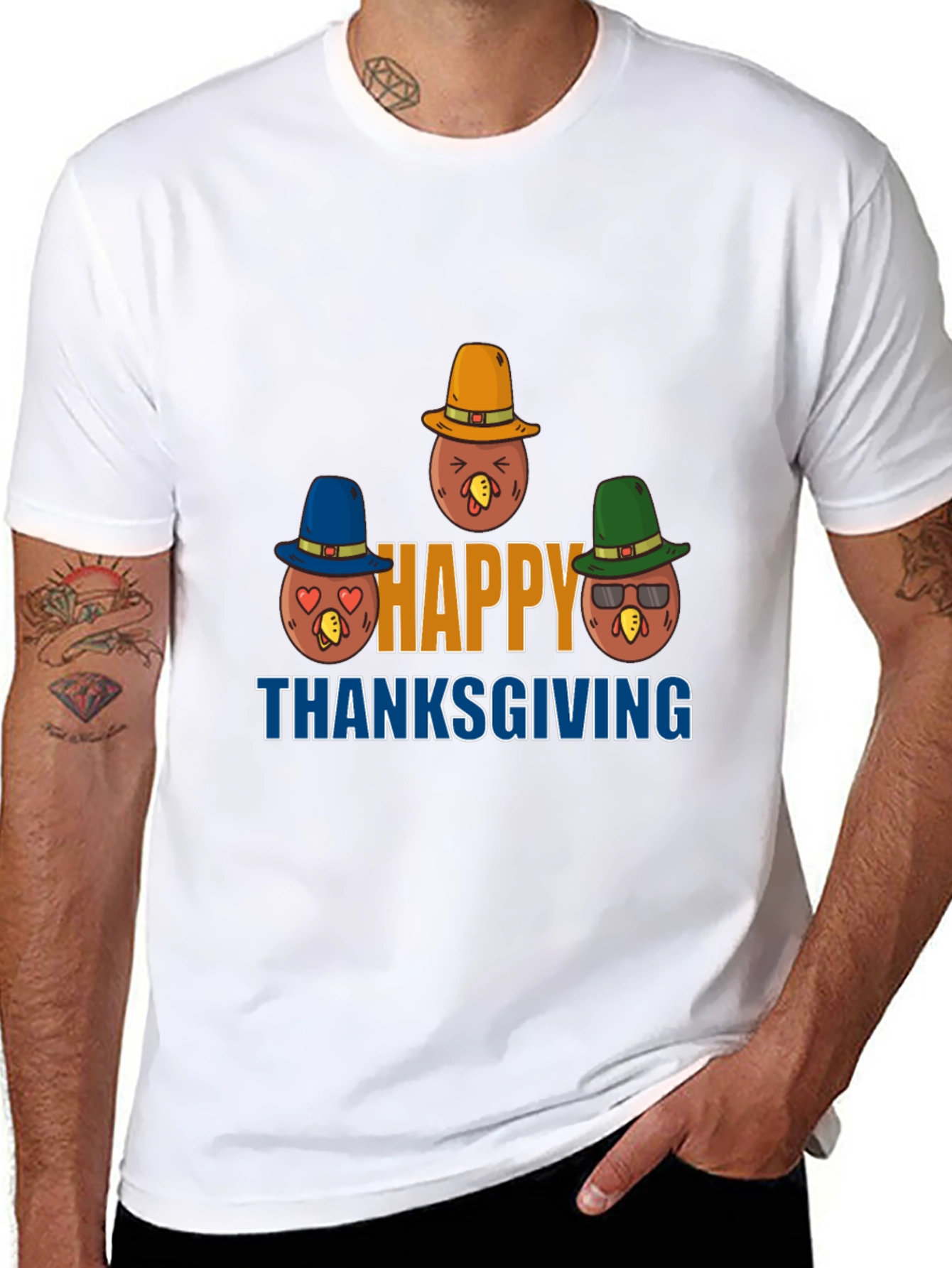 Thanksgiving Turkey T-Shirt - Happy Thanksgiving