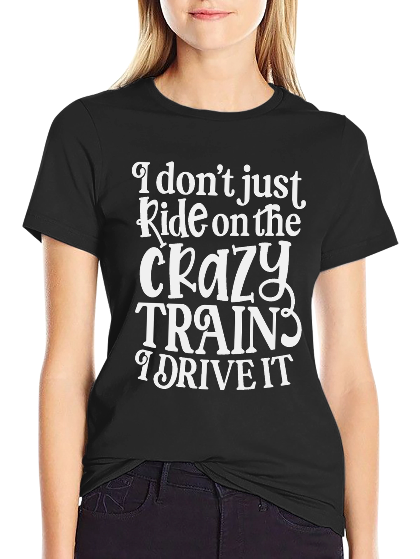 Crazy Train T-Shirt - Humorous Design