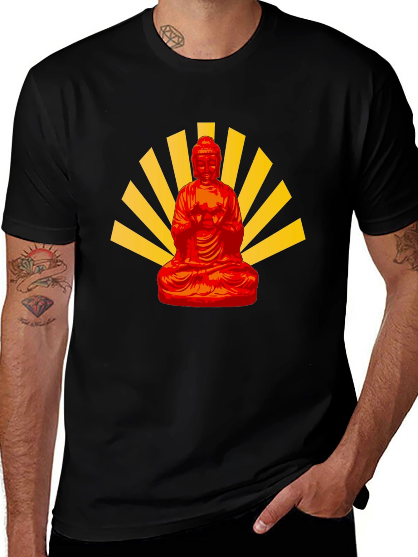 Buddha Graphic Tee - Zen Style