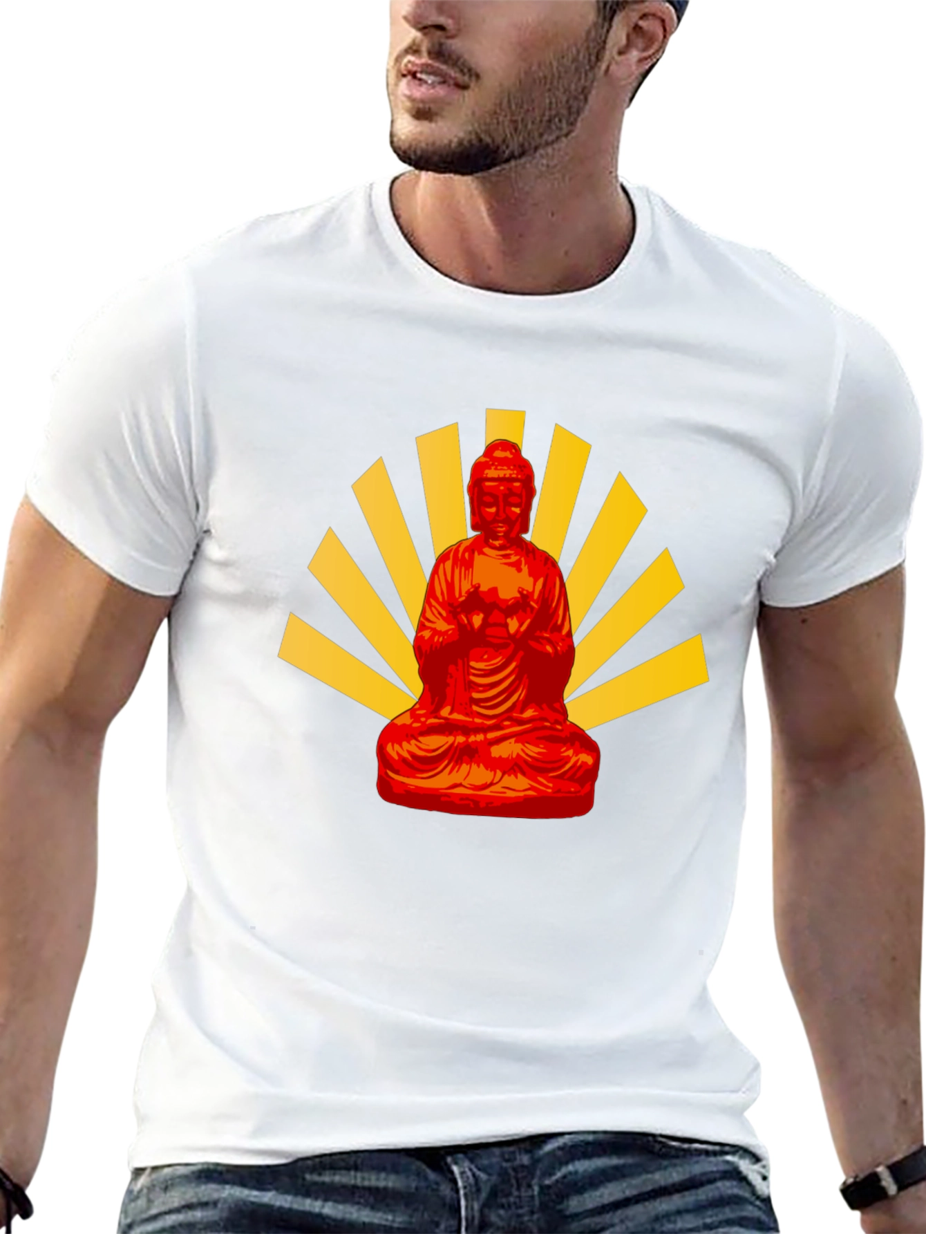 Buddha Graphic Tee - Zen Style