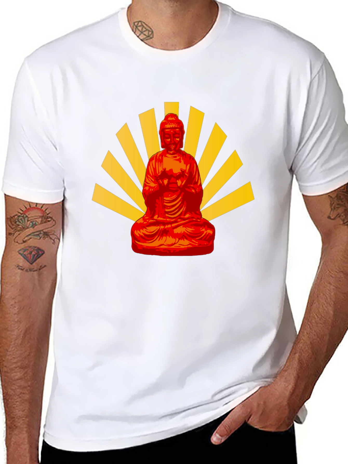 Buddha Graphic Tee - Zen Style