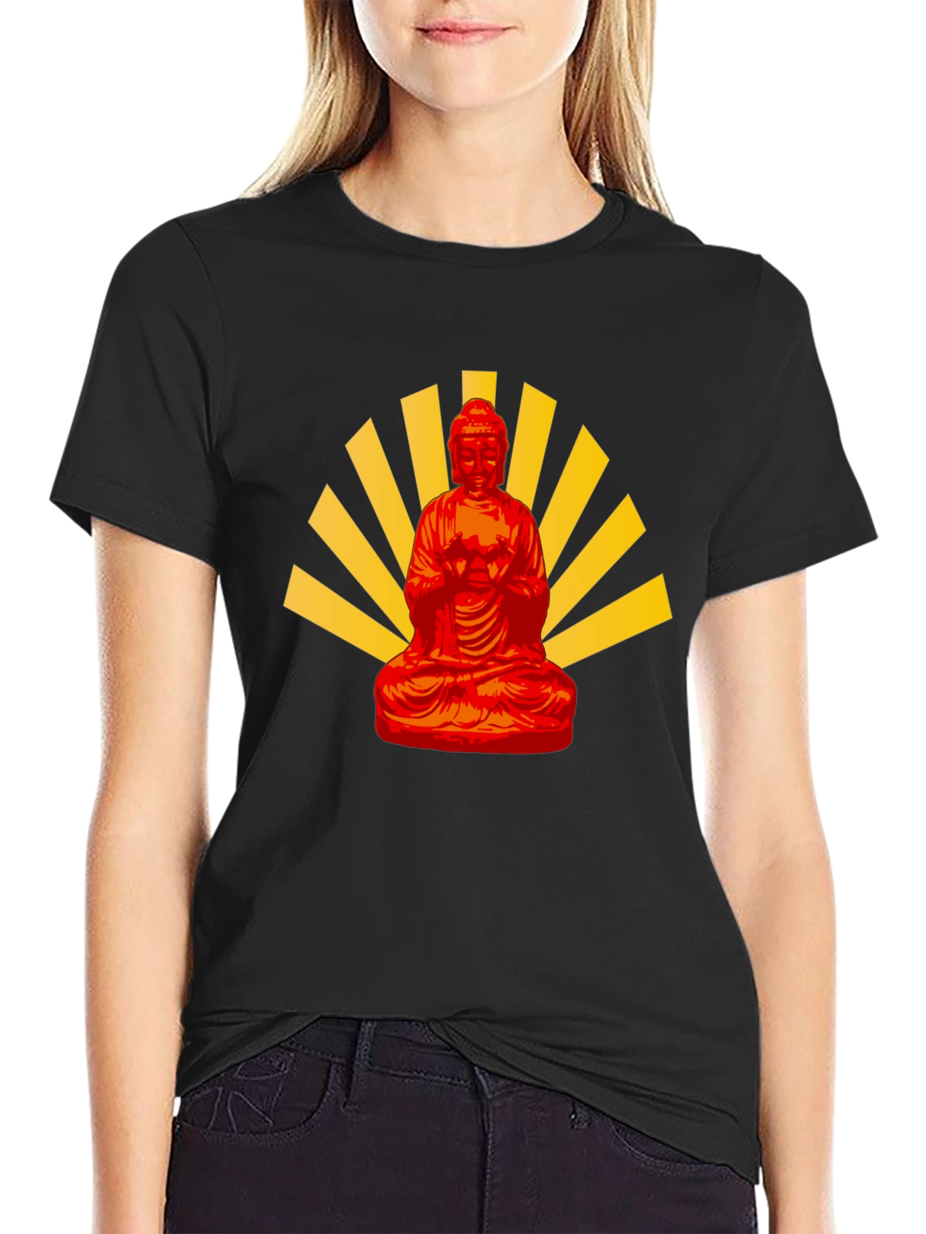 Buddha Graphic Tee - Zen Style