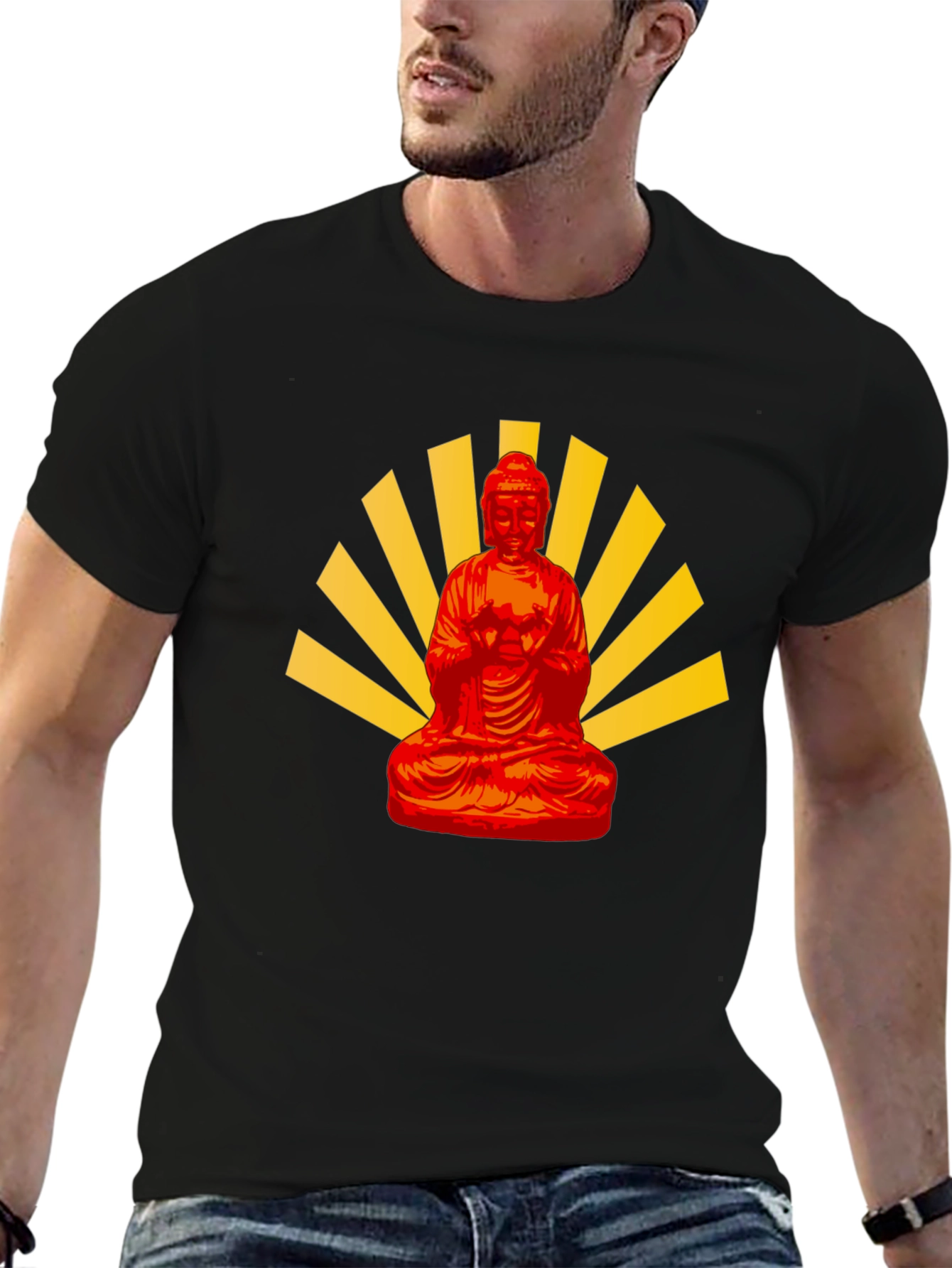 Buddha Graphic Tee - Zen Style