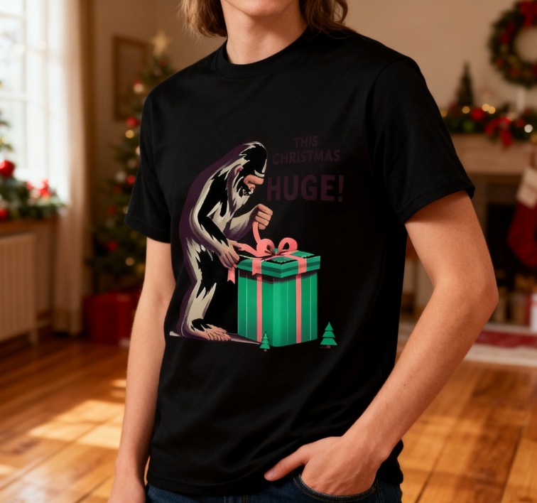 Festive "This Christmas Is Gonna Be HUGE!" T-Shirt - 100% Cotton | Bold Statement Holiday Tee | Fun Christmas Party Wear