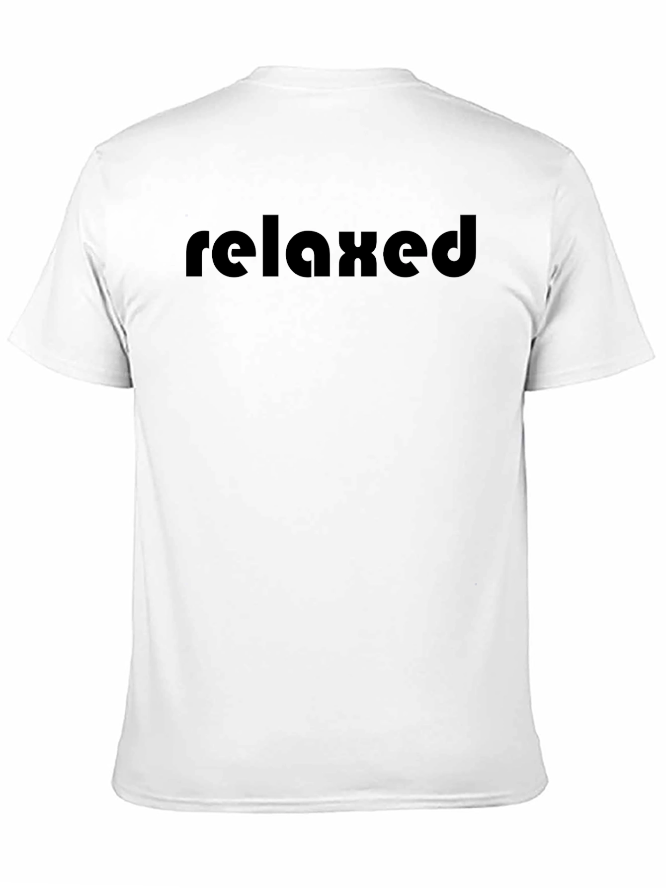 Relaxed Mens Black Graphic Tee Shirt