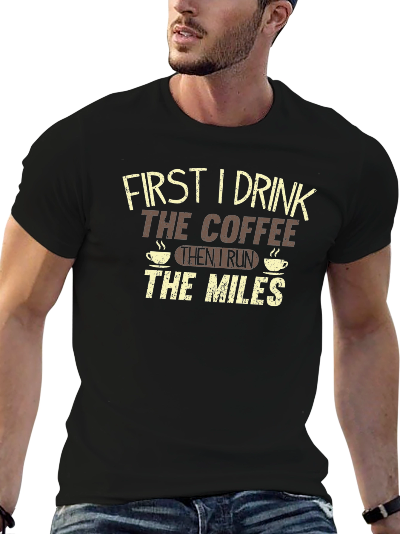 Coffee Then Miles Graphic Tee