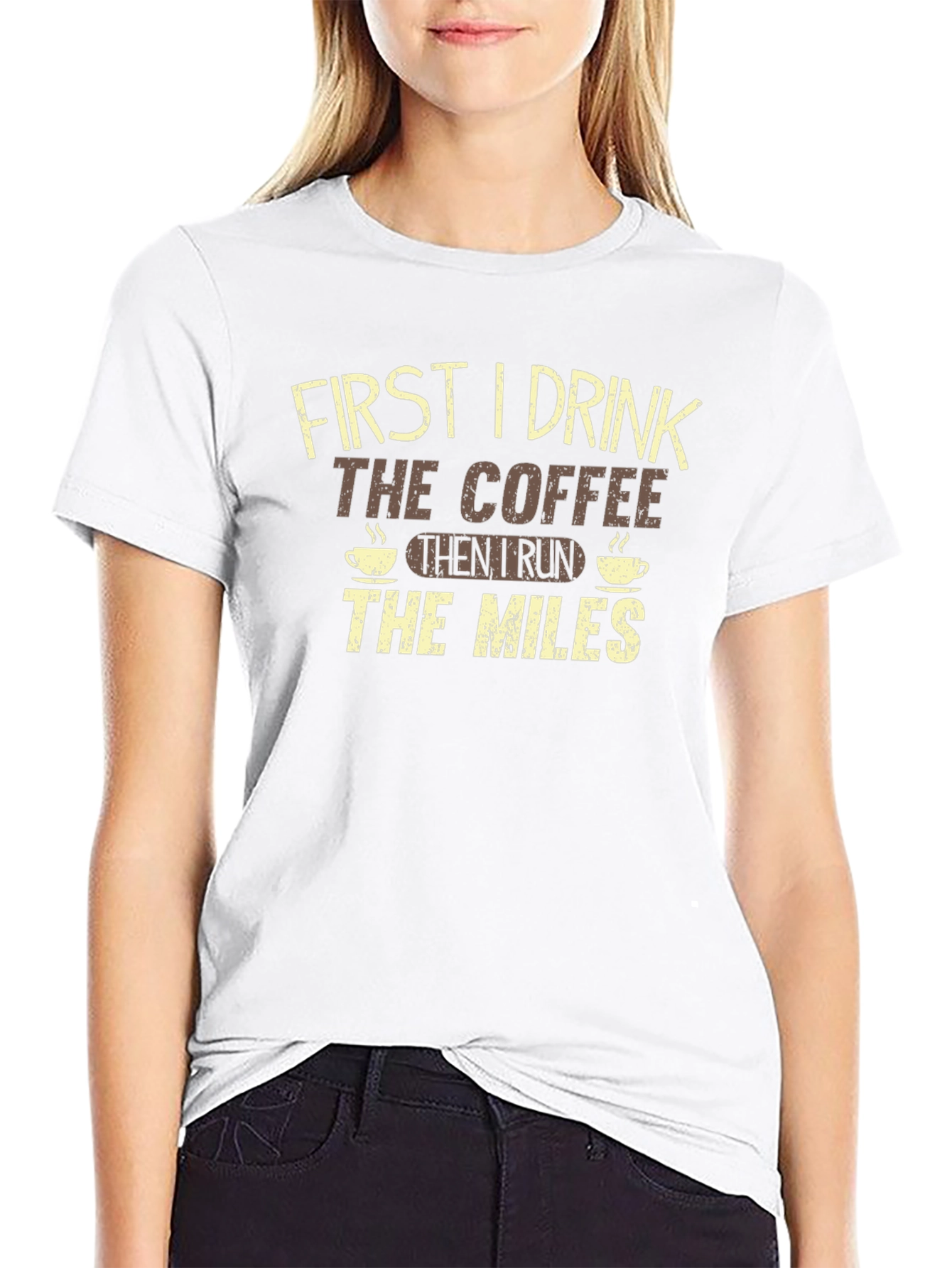 Coffee Then Miles Graphic Tee