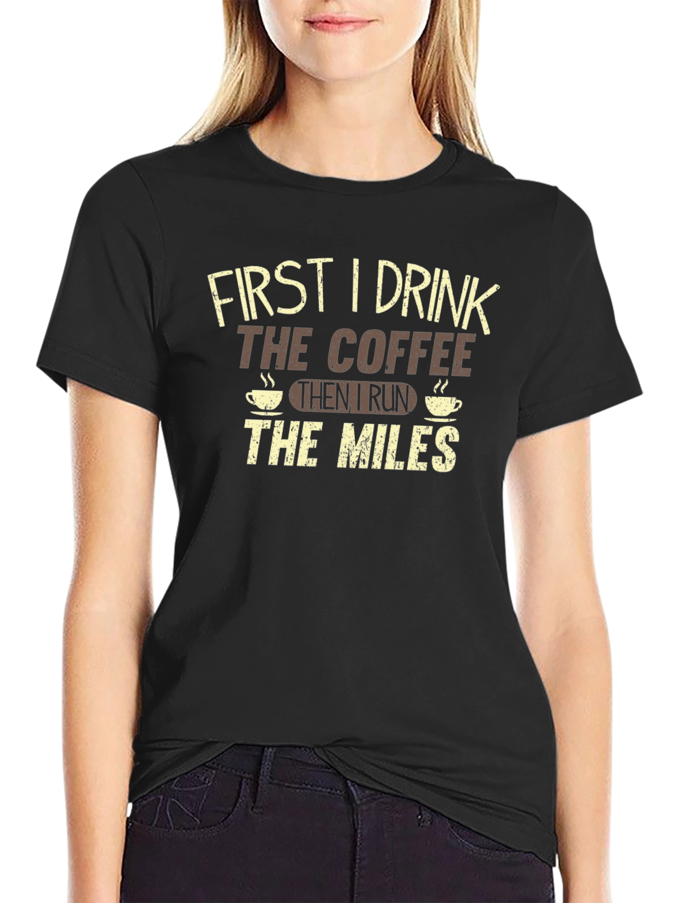 Coffee Then Miles Graphic Tee