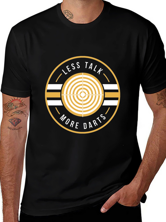 Less Talk More Darts Graphic T-Shirt - Dart Player Gift
