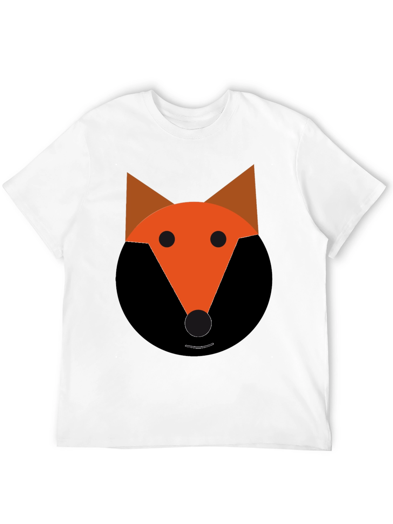 Fox Graphic Tee - Black Cotton Blend