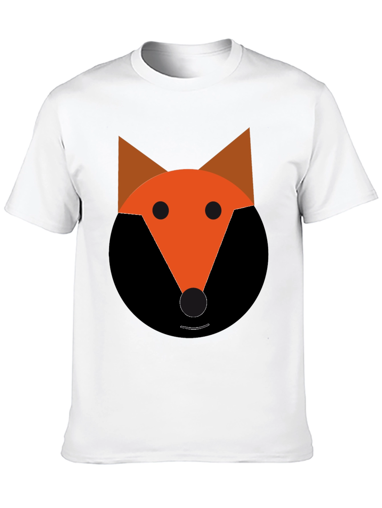 Fox Graphic Tee - Black Cotton Blend