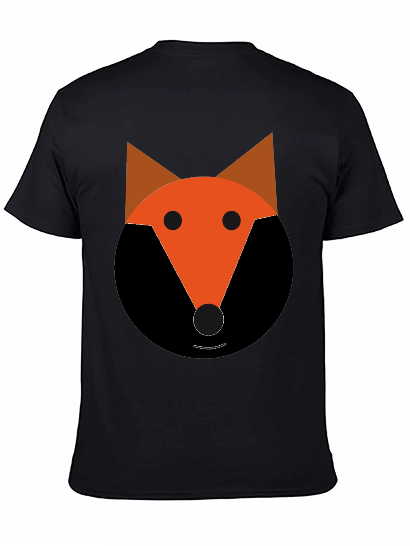 Fox Graphic Tee - Black Cotton Blend