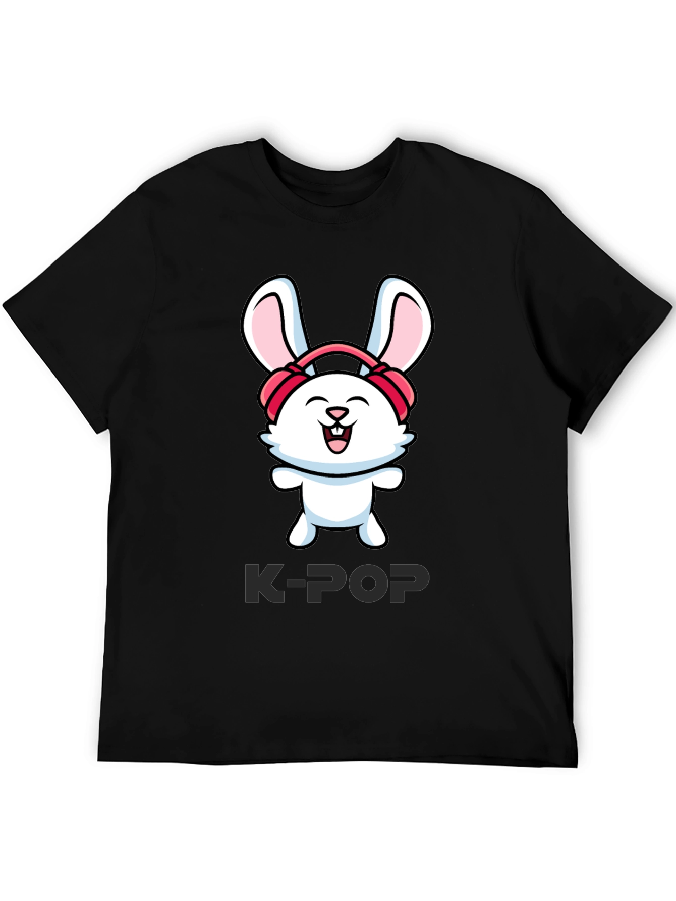 K-Pop Bunny Graphic Tee