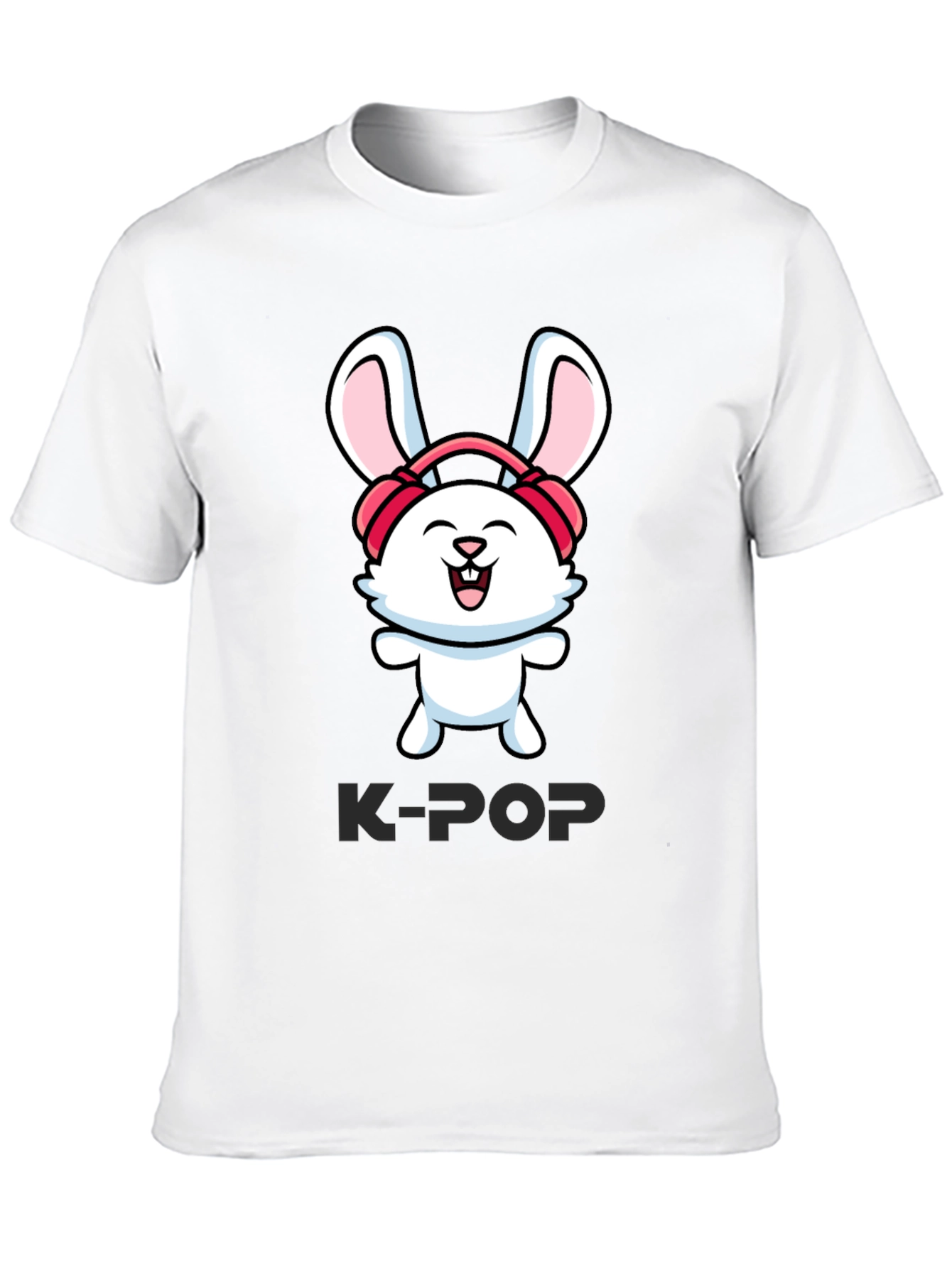 K-Pop Bunny Graphic Tee