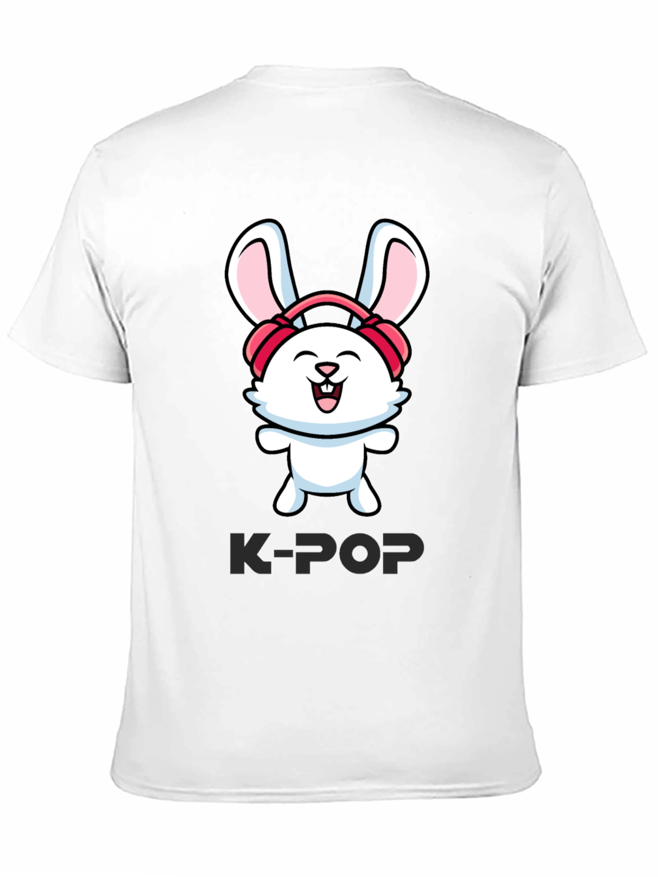 K-Pop Bunny Graphic Tee