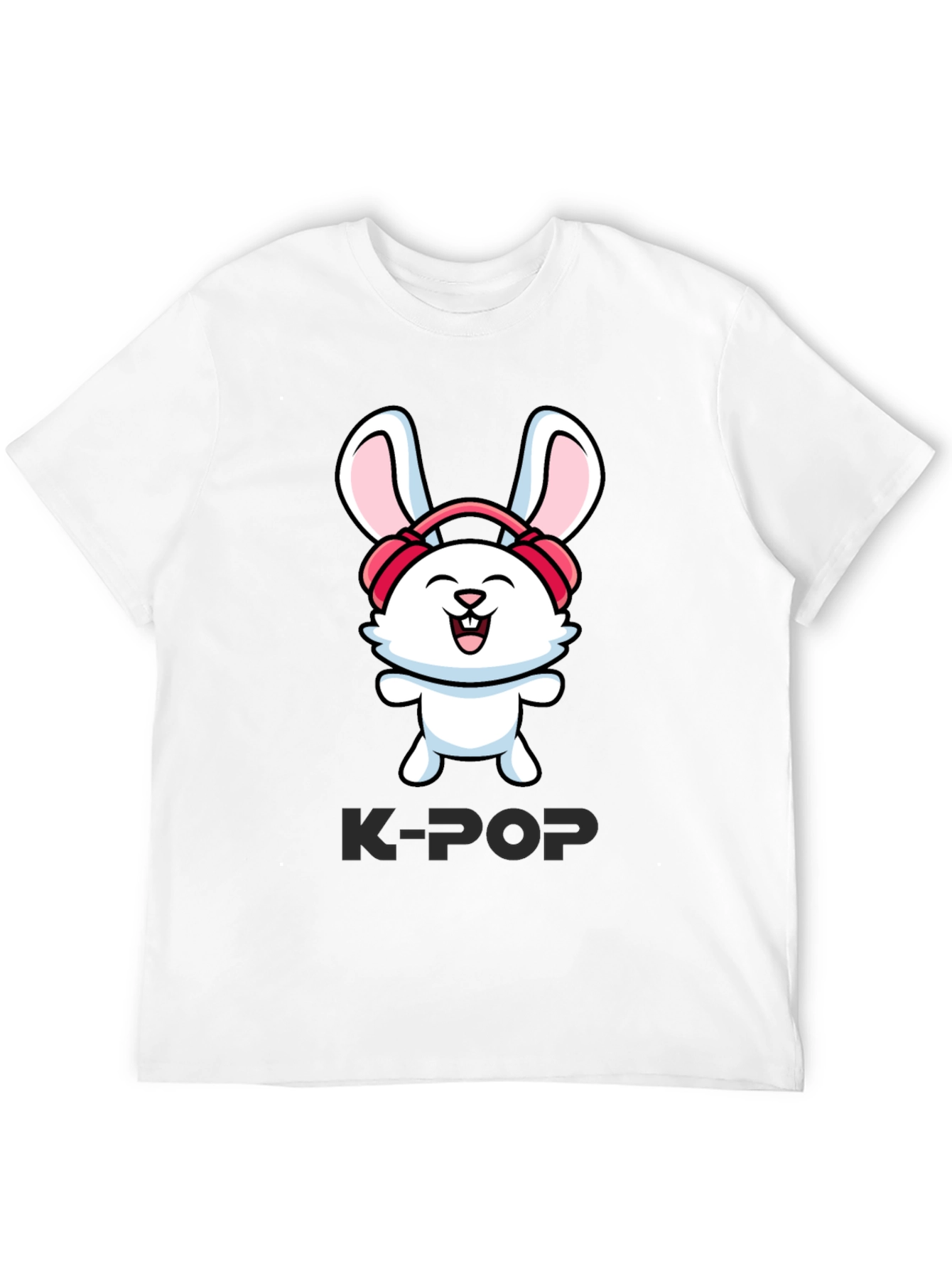 K-Pop Bunny Graphic Tee