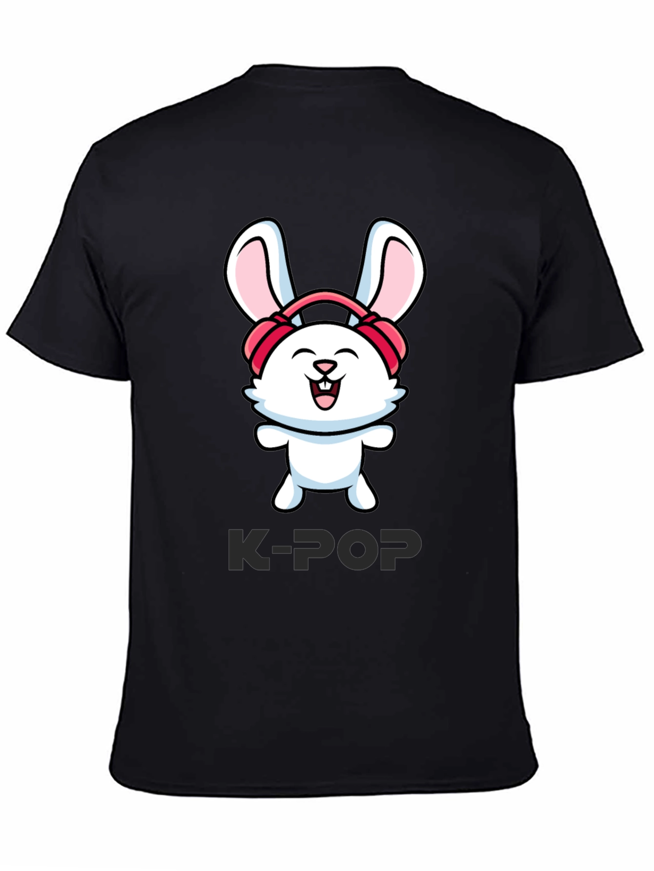 K-Pop Bunny Graphic Tee