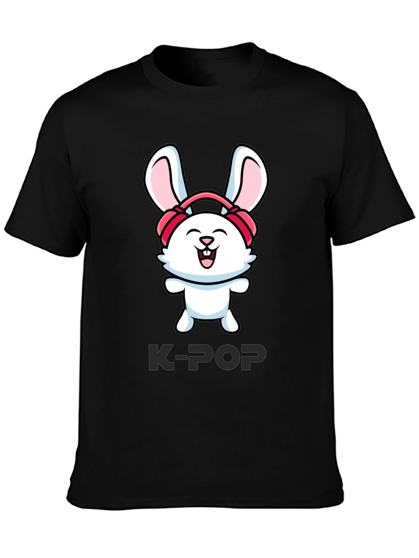 K-Pop Bunny Graphic Tee