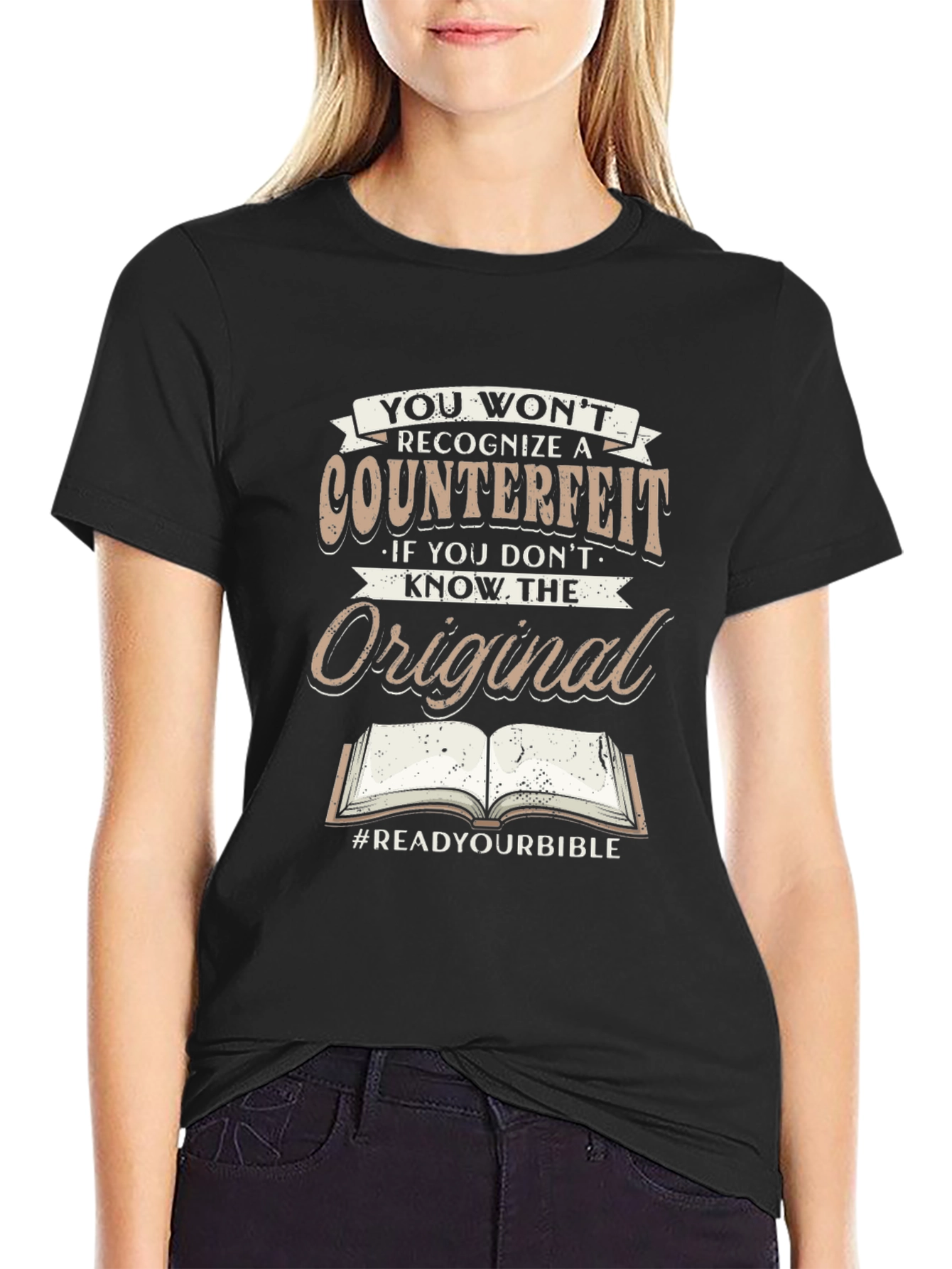 Read Your Bible T-Shirt - Counterfeit Awareness Tee