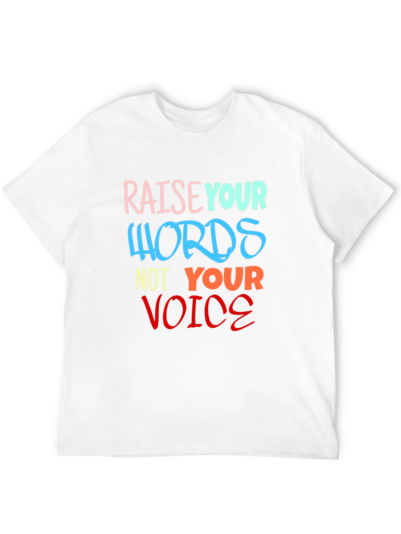 Raise Your Words T-Shirt - Black