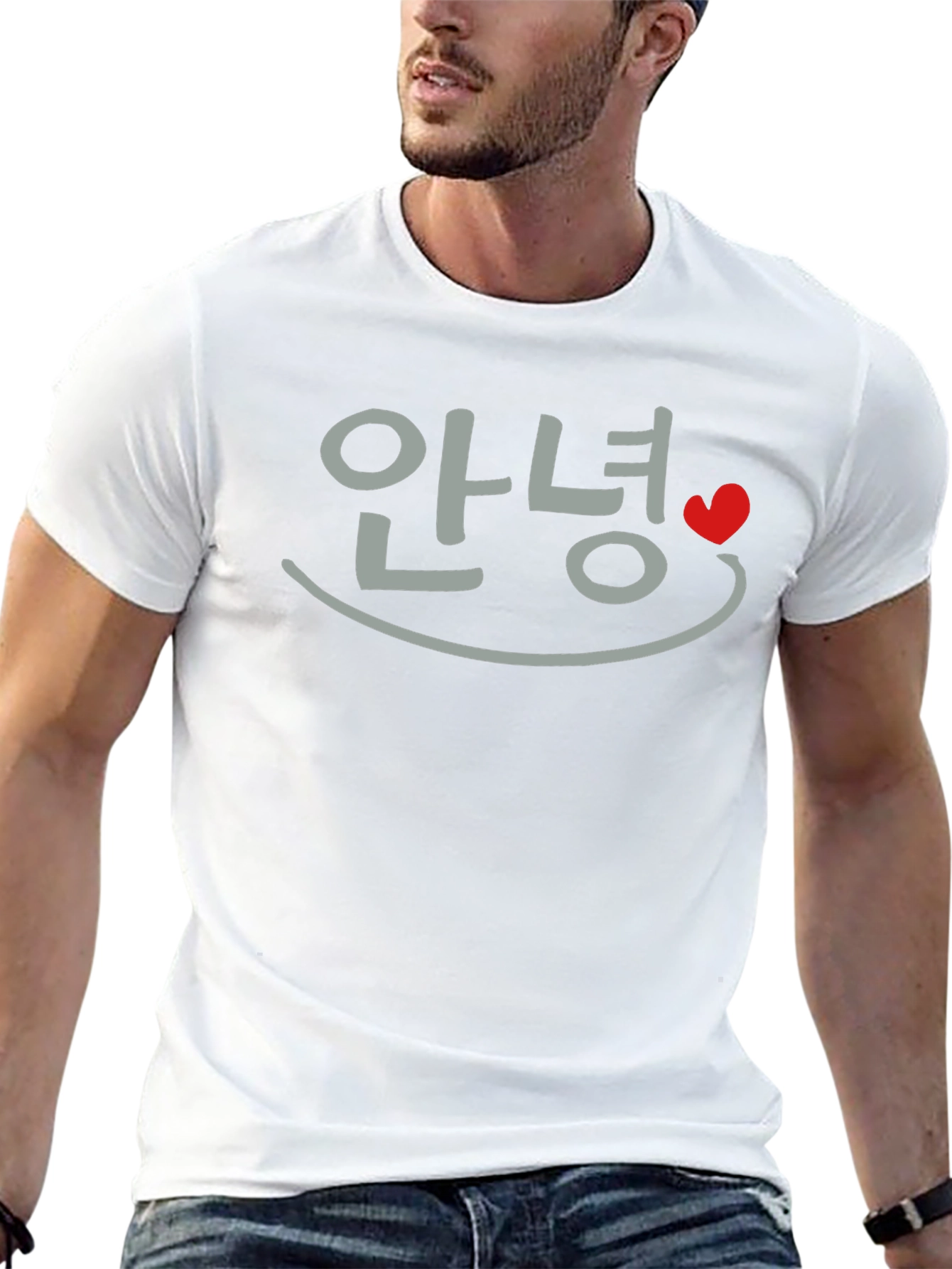 Korean Hello T-Shirt - Annyeong Design
